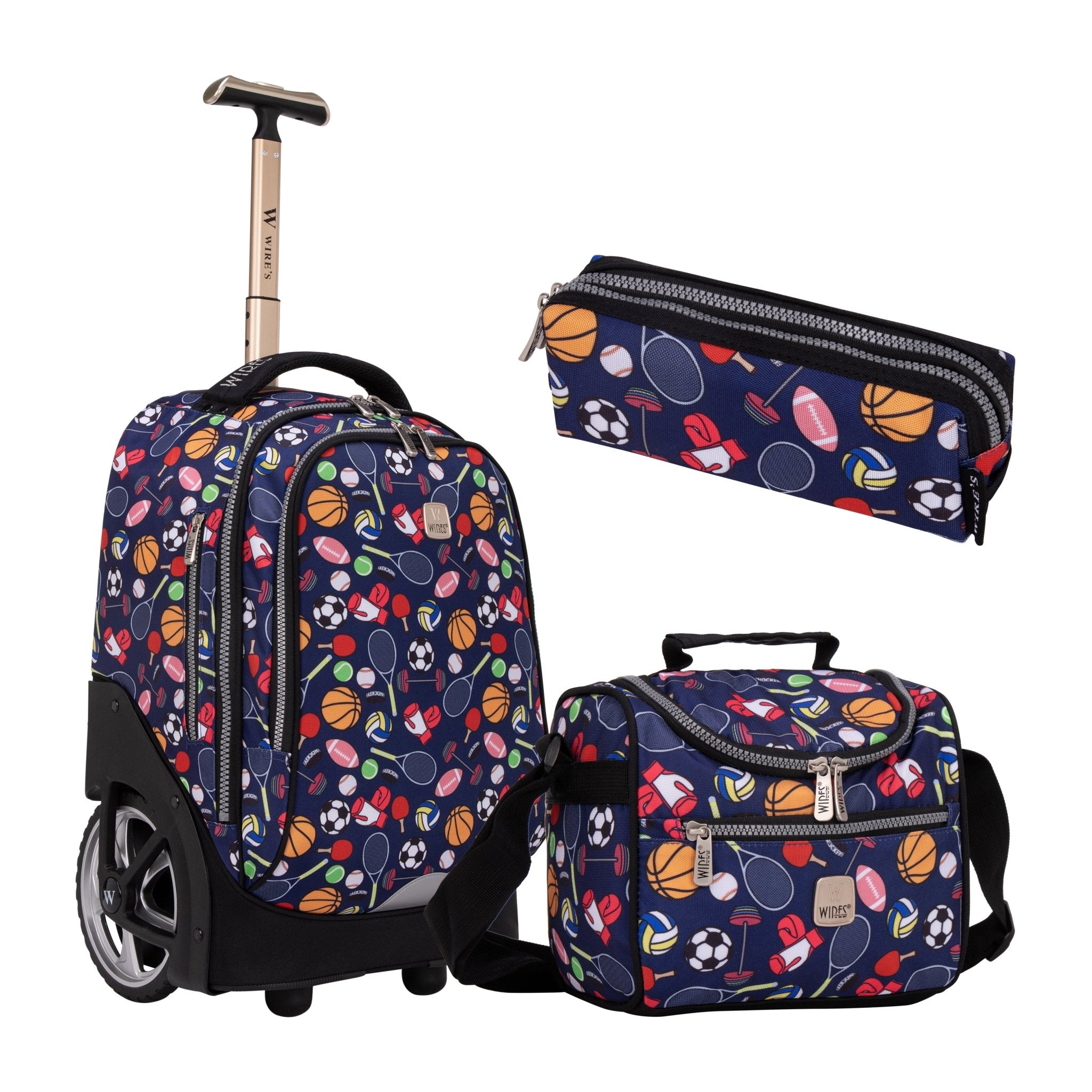 School suitcase with wheels on sale