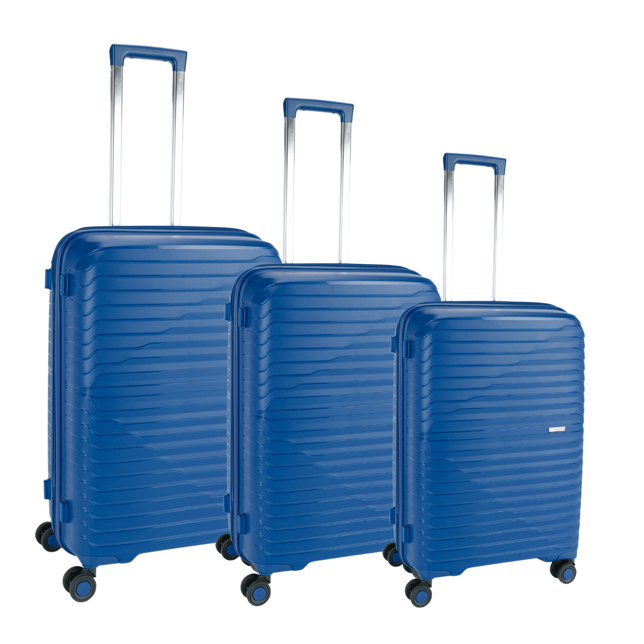 Basel Suitcase Set of 3 - Red - MOON - Luggage & Travel Accessories - Pierre Cardin