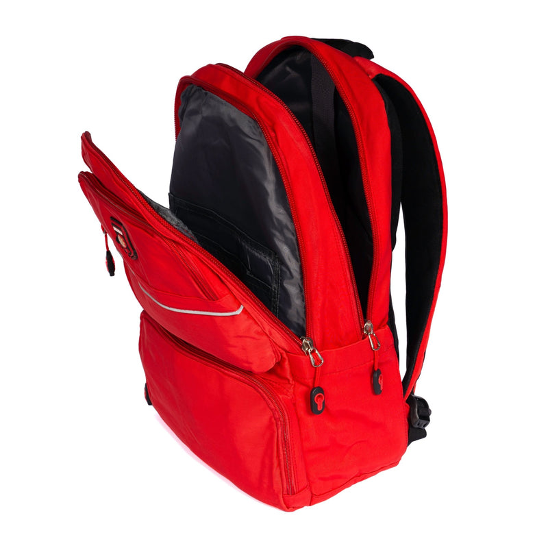 Bravo Soft & Durable Backpack with Pencil Case-Red 19inches - Moon Factory Outlet - Back 2 School - Bravo - Bravo Soft & Durable Backpack with Pencil Case-Red 19inches - Back 2 School - 5