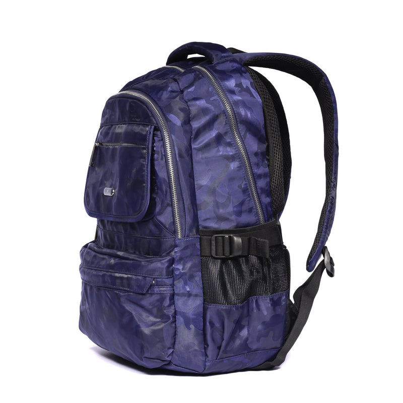 Pierre Cardin Backpack Large-18 - Moon Factory Outlet - Travel - Pierre Cardin - Pierre Cardin Backpack Large-18 - Navy Blue - Back 2 School - 11