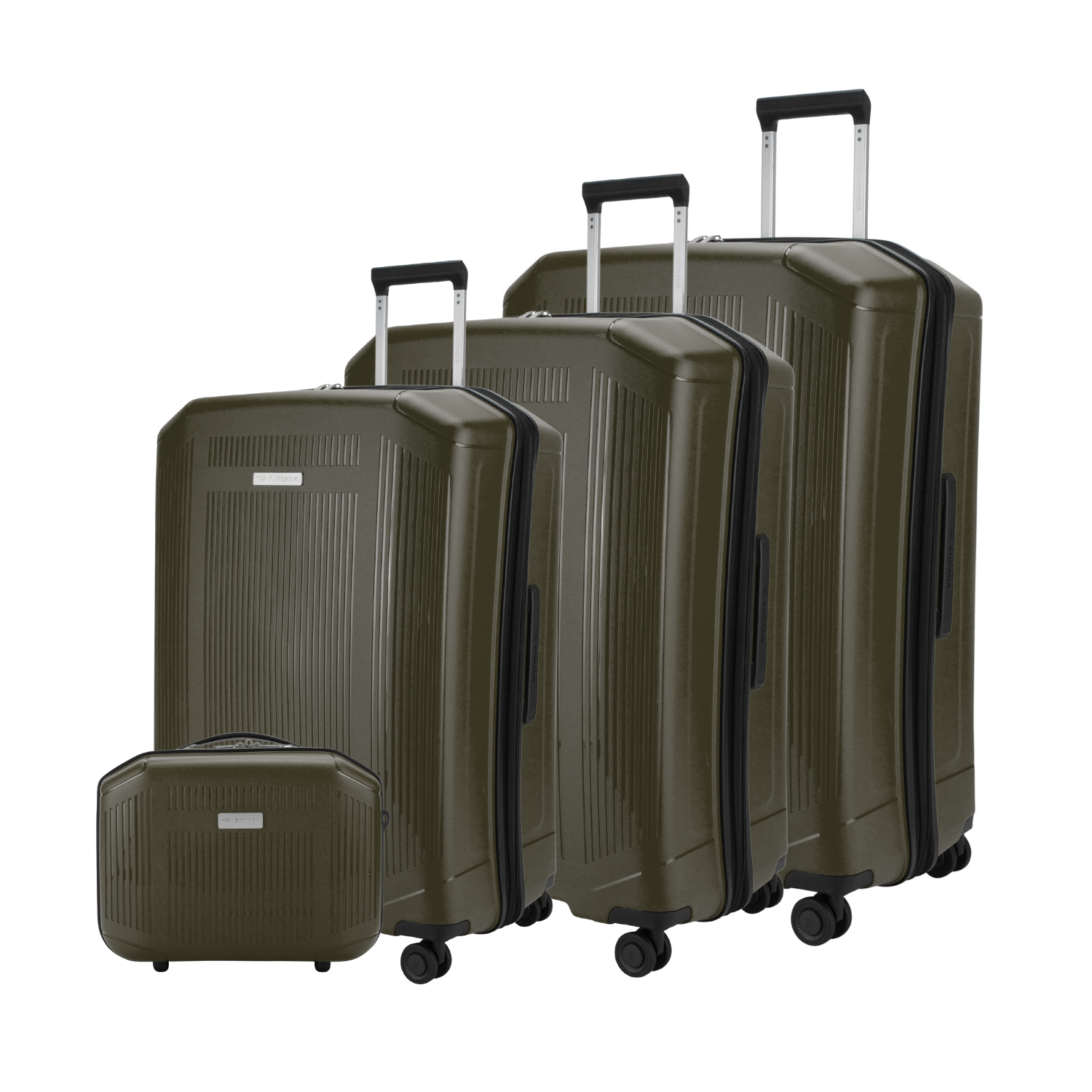 Sonada Milan Collection Trolley Set of 4,Light Grey