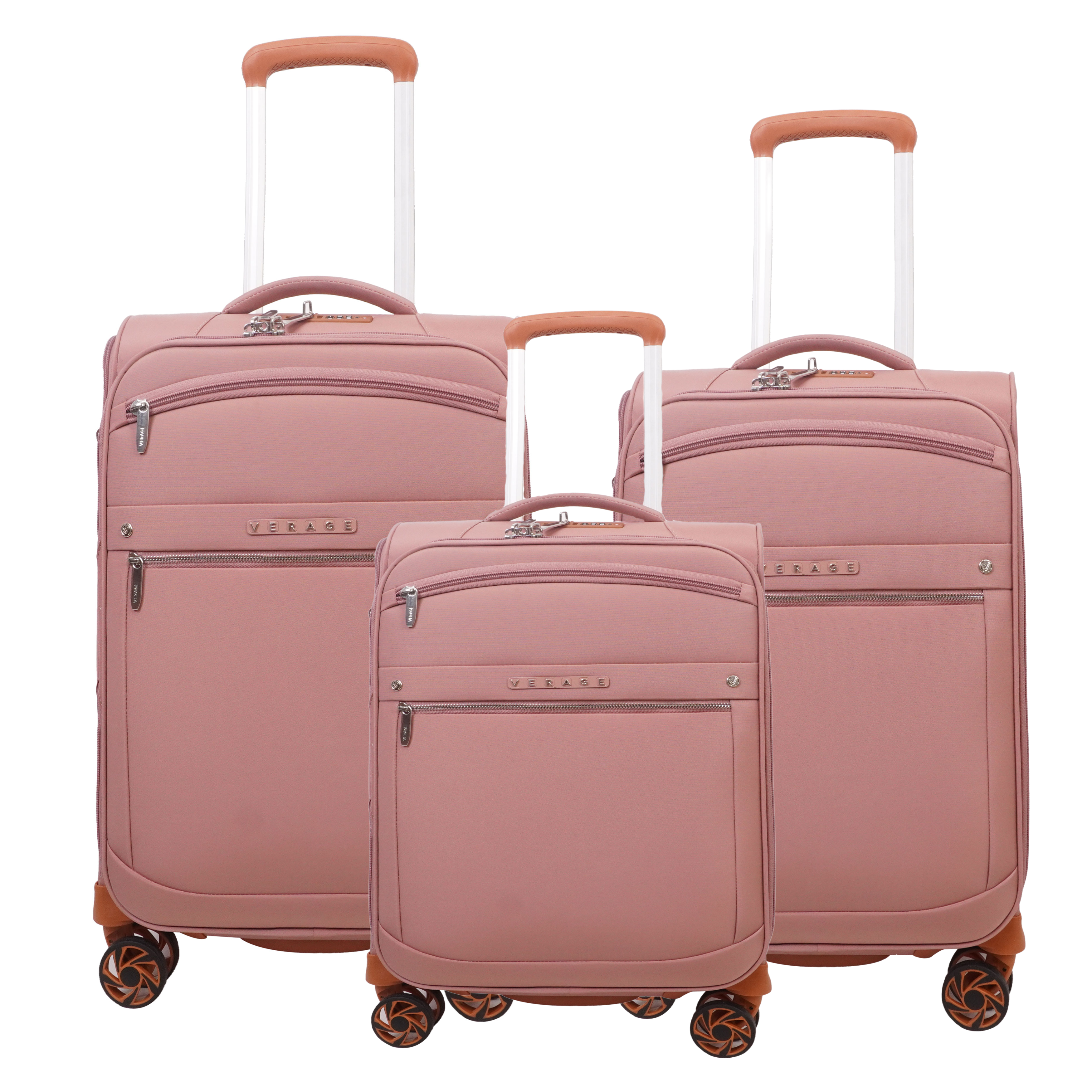 Swansea Suitcase Set of 3 - Pink