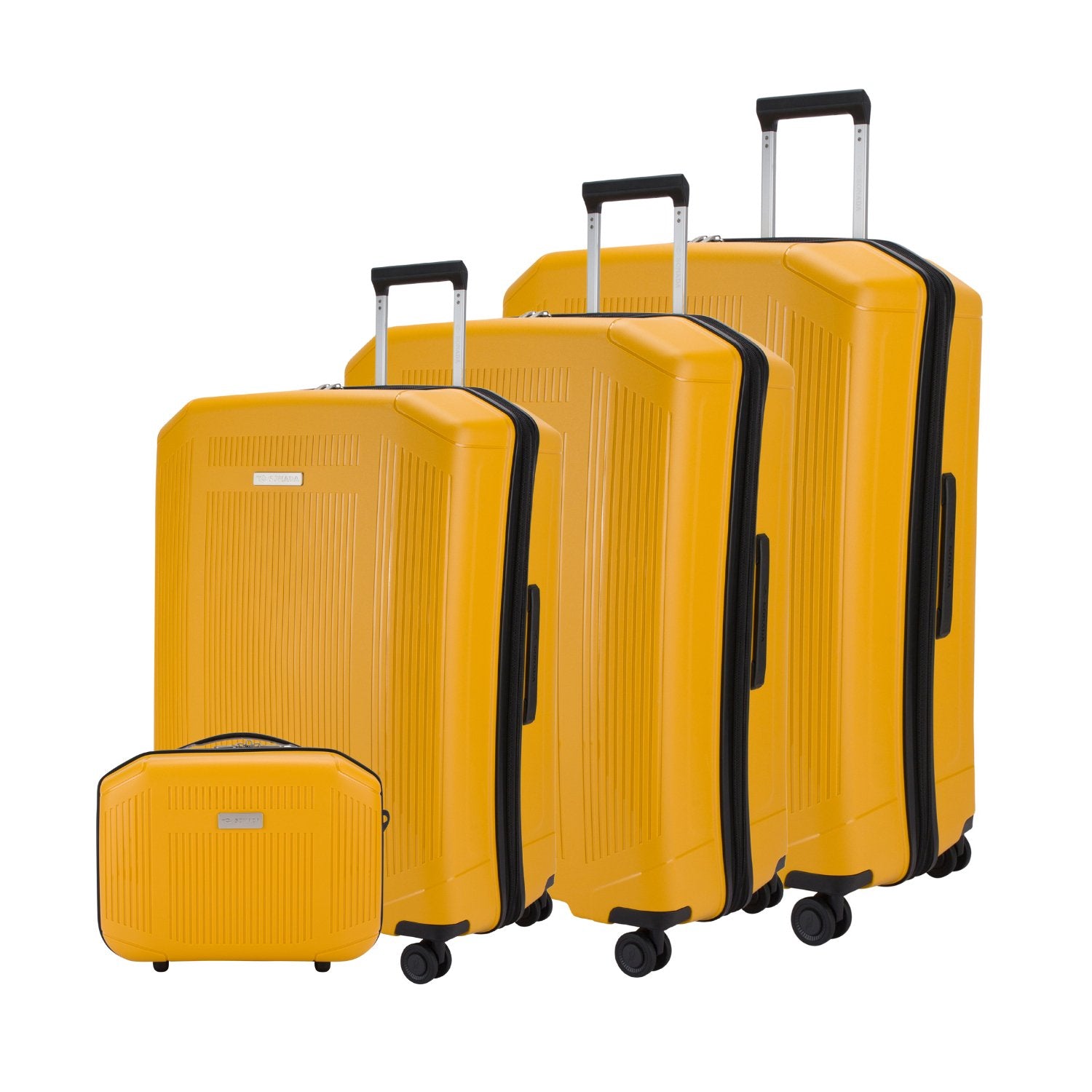 Sonada Milan Suitcases Trolley Set of 4, Soft Pink