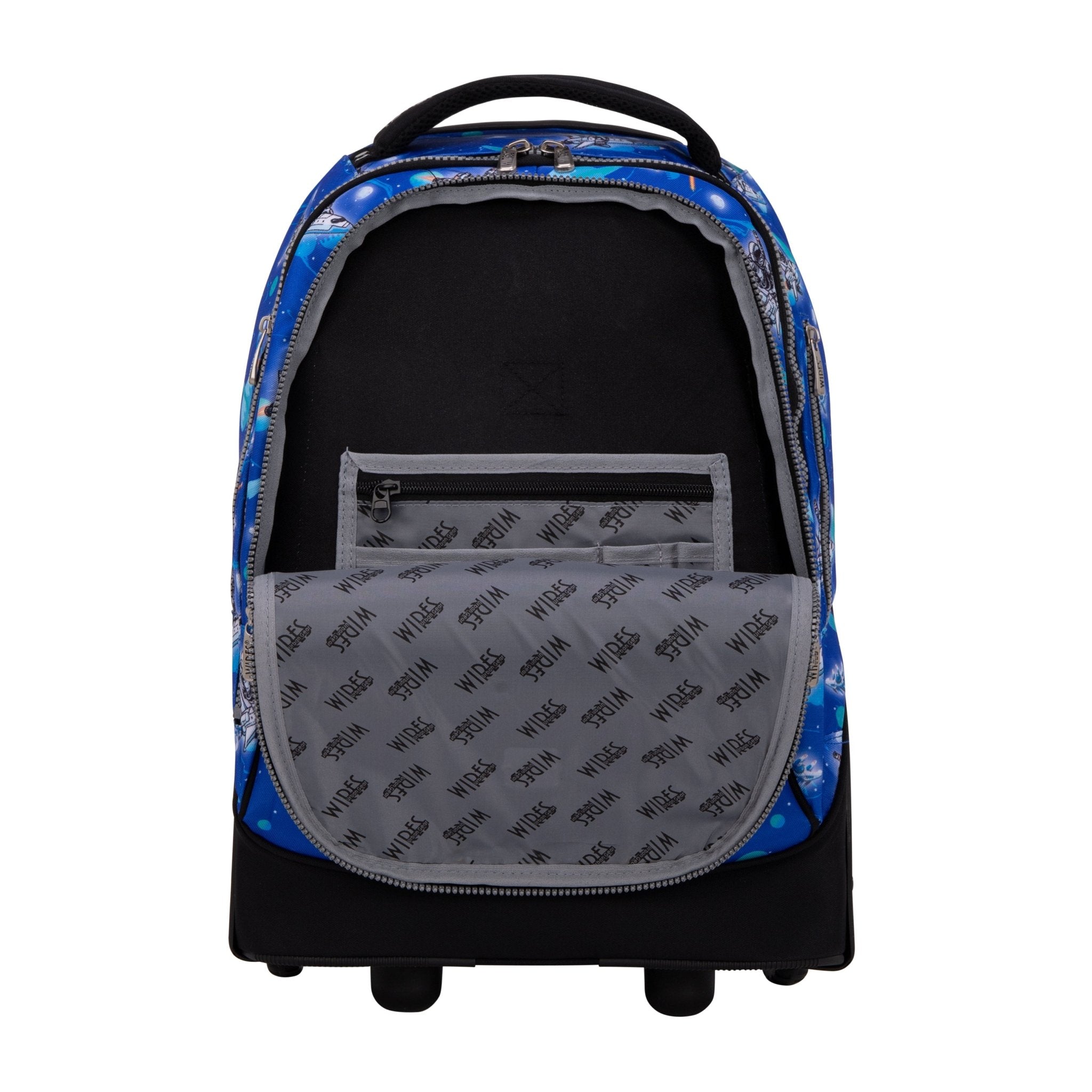 Spaceman Big Wheel School Bag Trolley Set of 3 (Lunch Bag & Pencil Case)