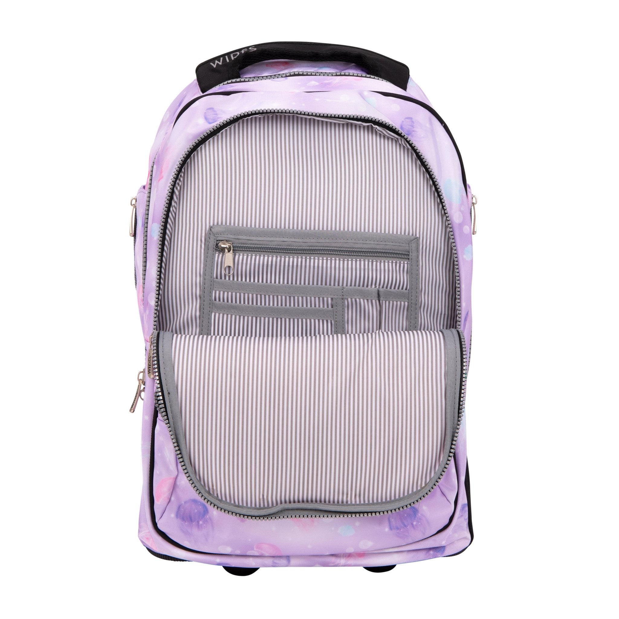 Purple Jellyfish Galaxy Planet Mini Wheel School Bags Trolly Set of 3pcs