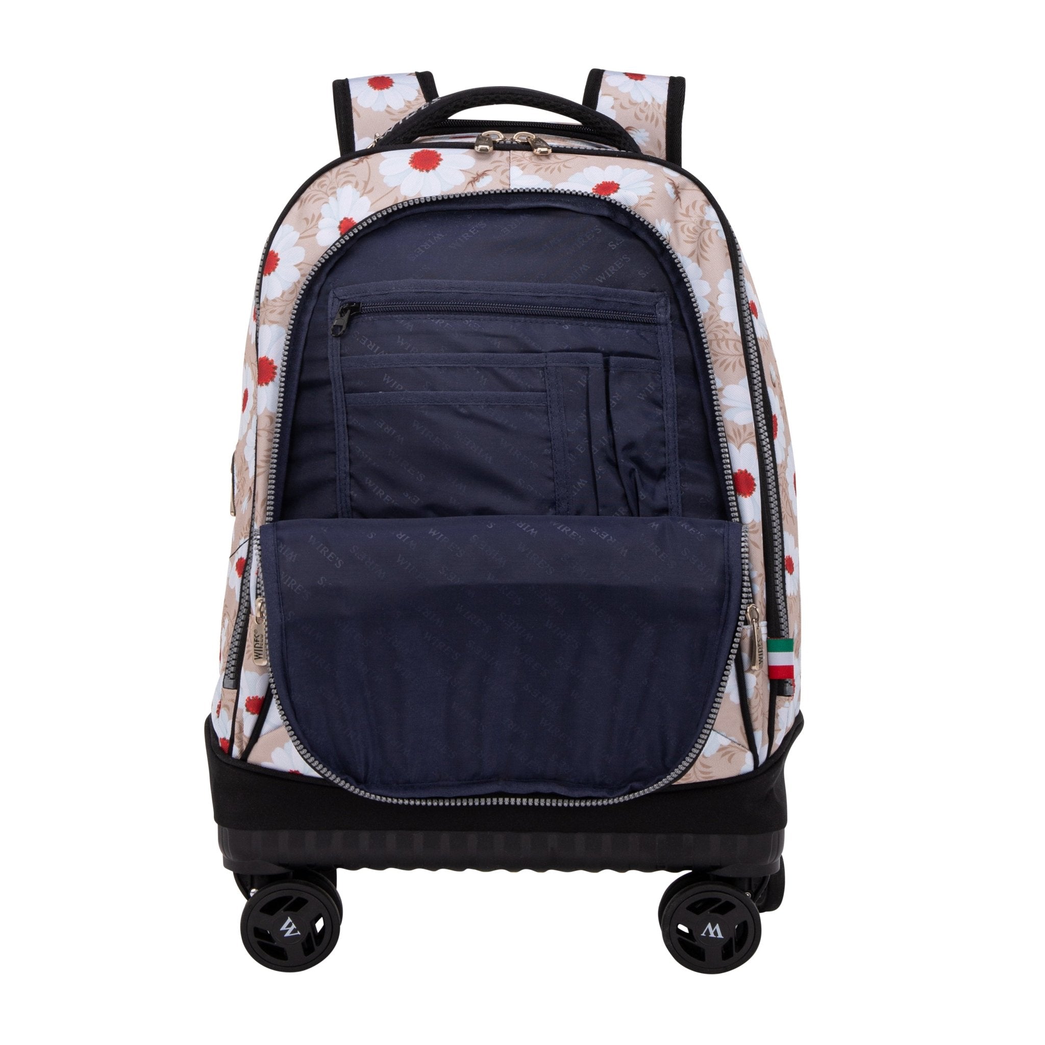 Daisy 4-Wheels School Backpack Trolley Set (Lunch bag & Pencil Case)