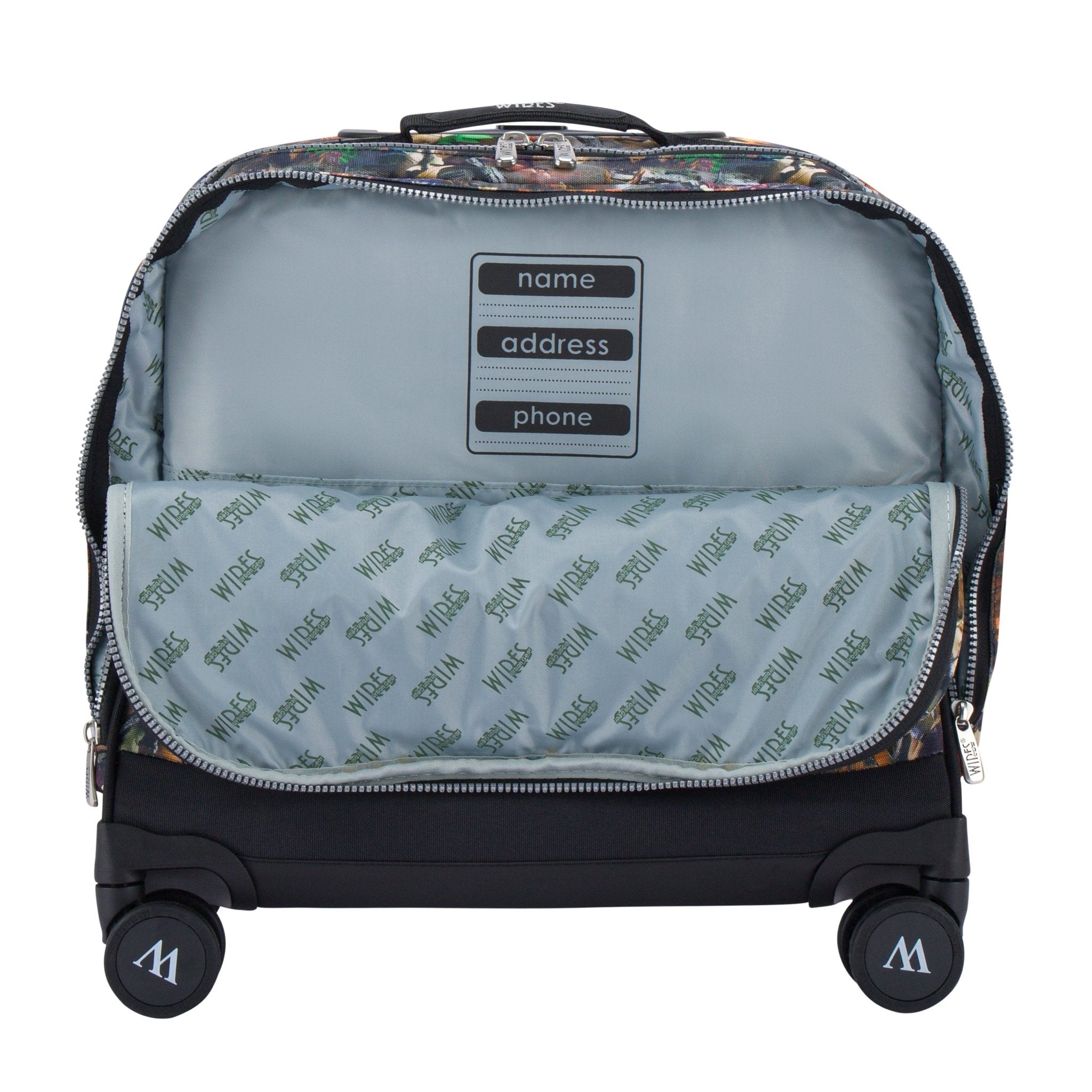 Hunter 8 Wheels School Bag Trolley Set of 4(Lunch Bag & Pencil Case)+Lunch Box