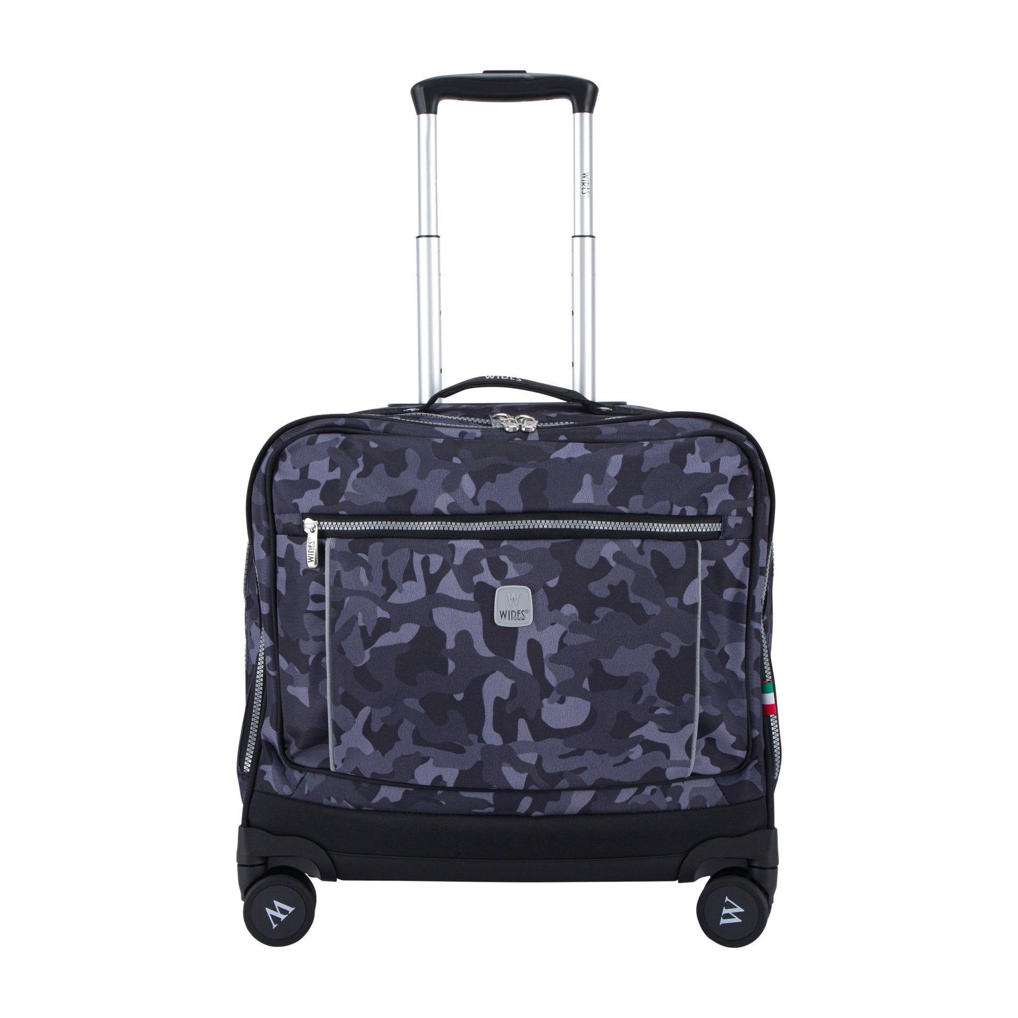 Navy Camouflage School Bag Trolley Set of 4(Lunch Bag & Pencil Case)+Lunch Box