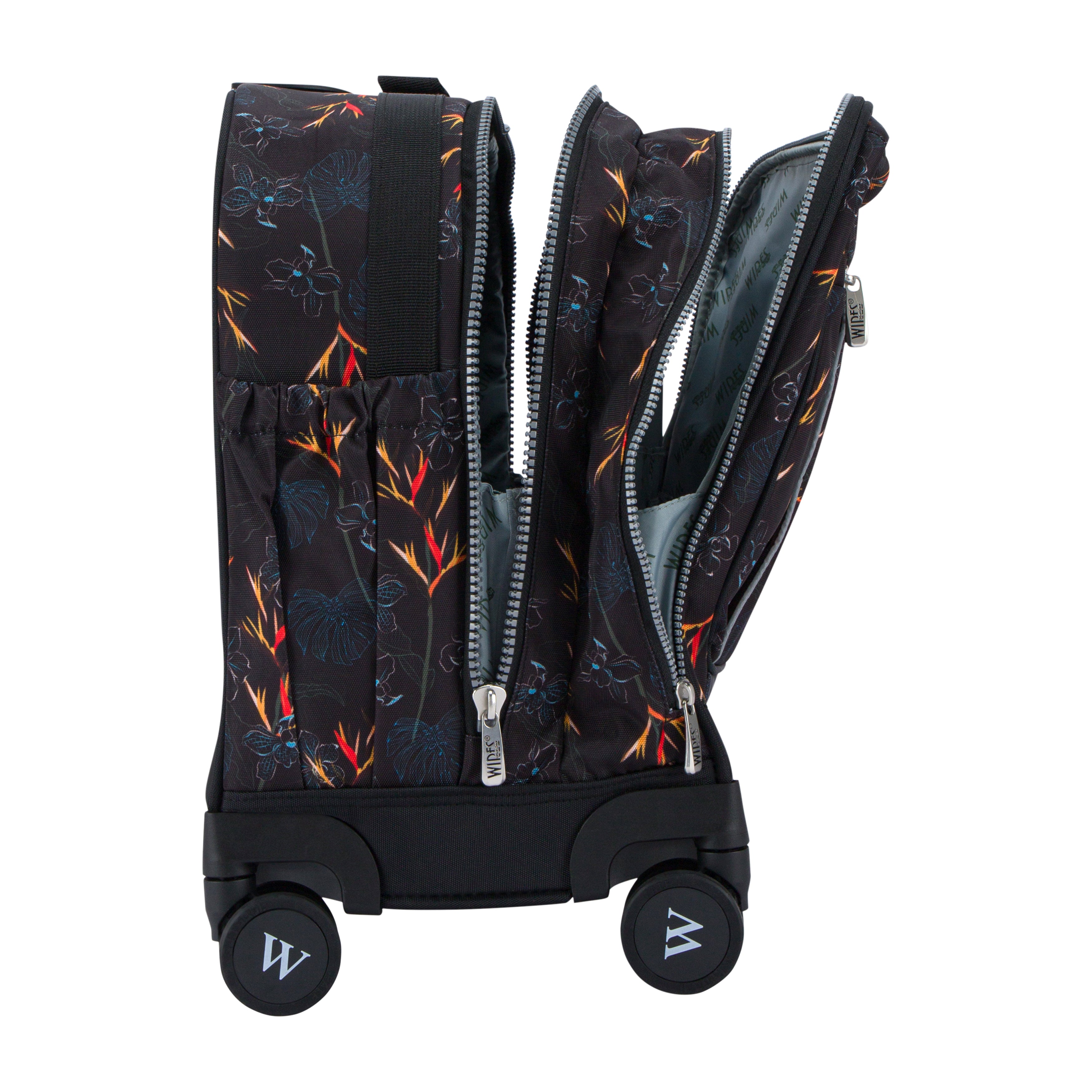 حقيبة مدرسية من ديب بوند وايرس مجموعة من 4 قطع (حقيبة غداء وحافظة أقلام) + صندوق غداء