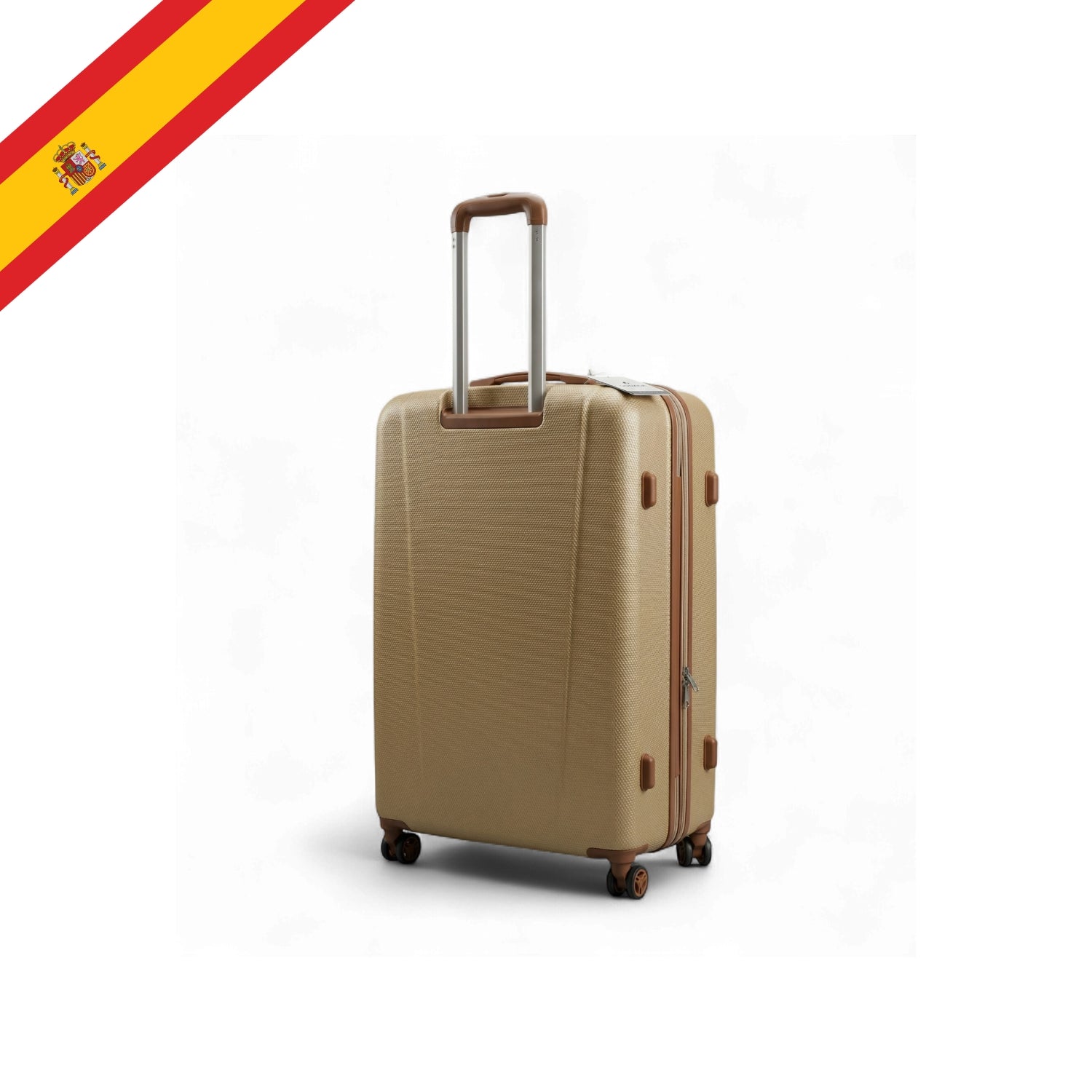 Aragon Hardside Luggage Set of 3, Champagne
