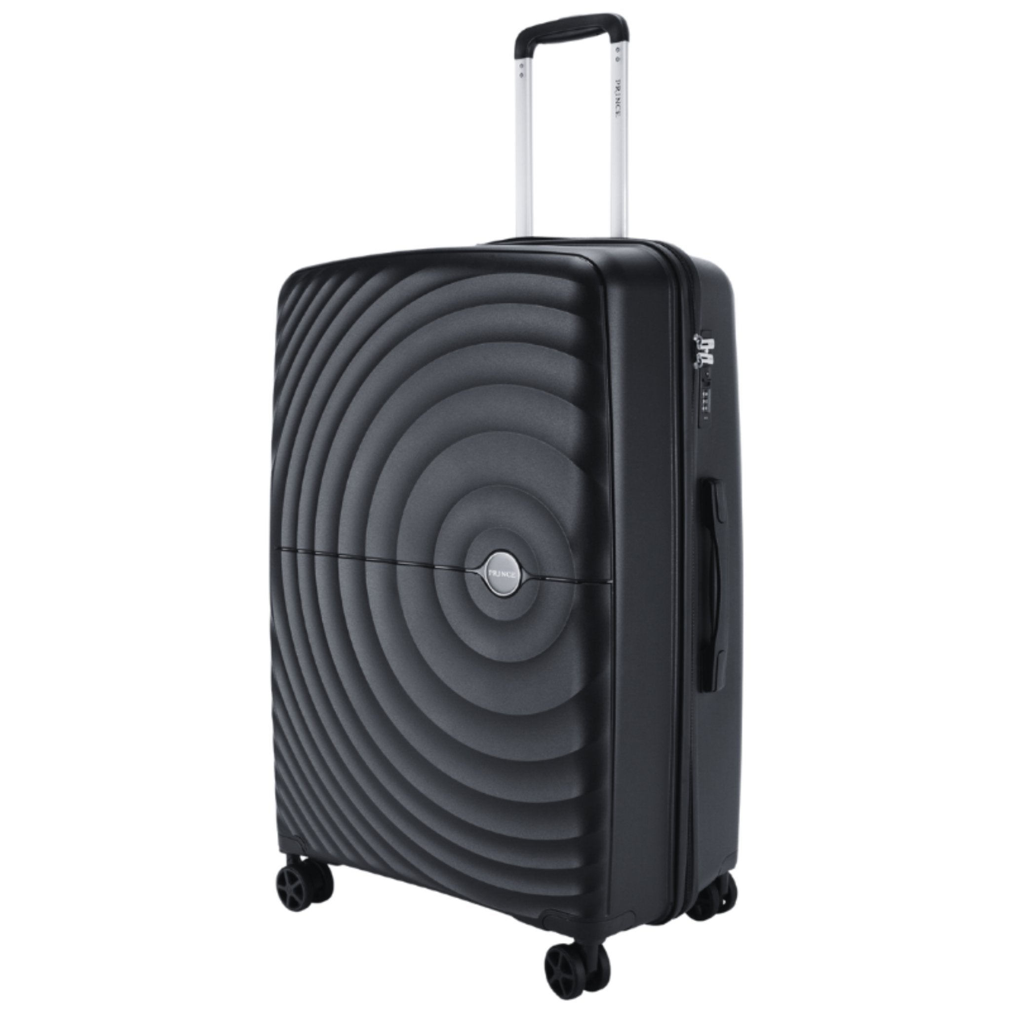 Prince Suitcase Unbreakable Set of 3-Black PR16709