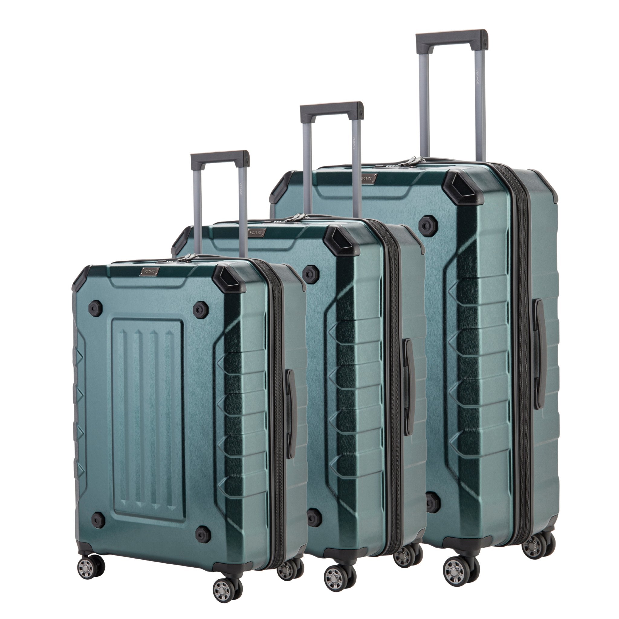 Verage Upright Suitcase Black Set Of 3