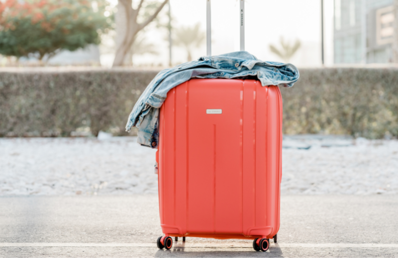 Suitcase Red Color in Dubai