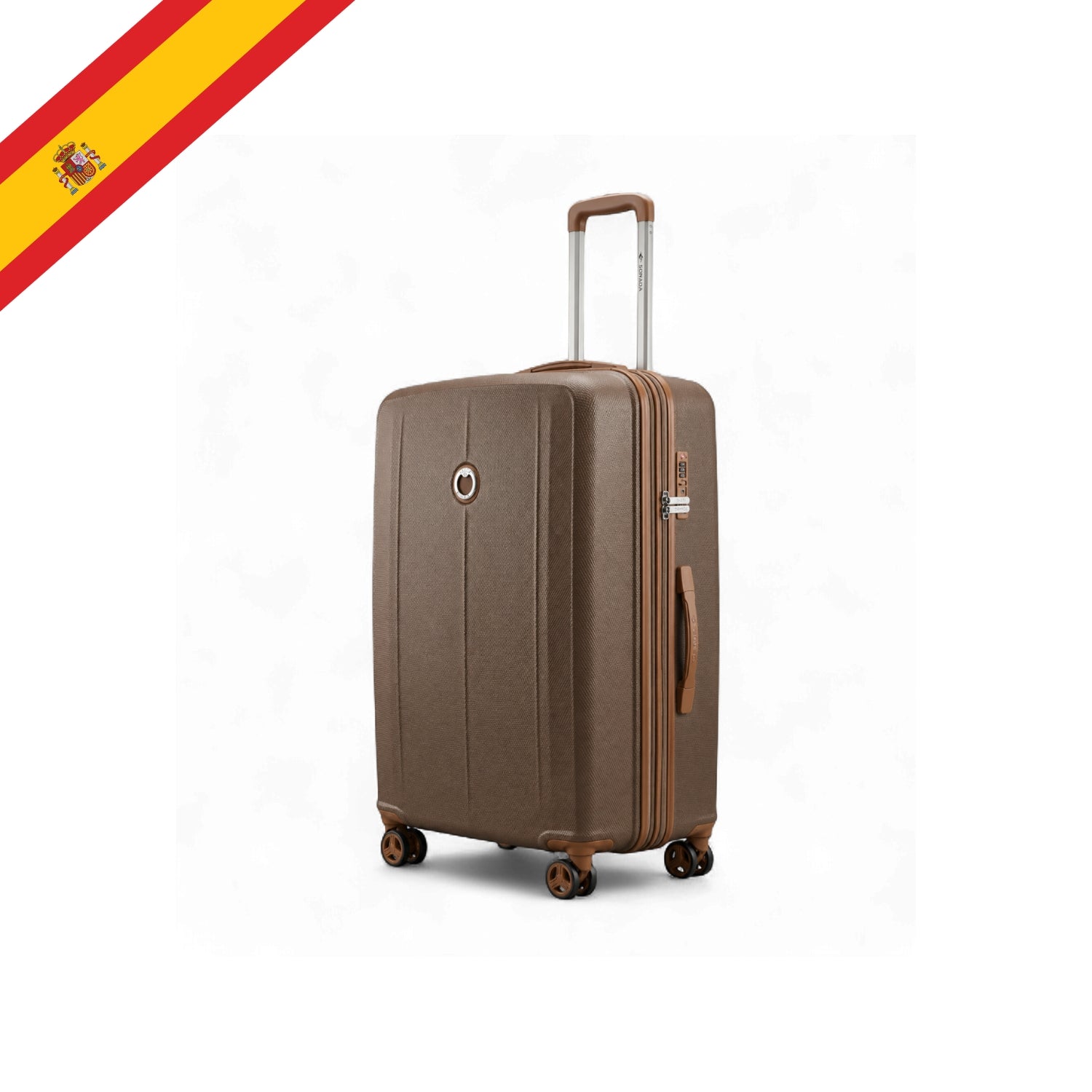 Aragon Hardside Luggage Set of 3, Coffee