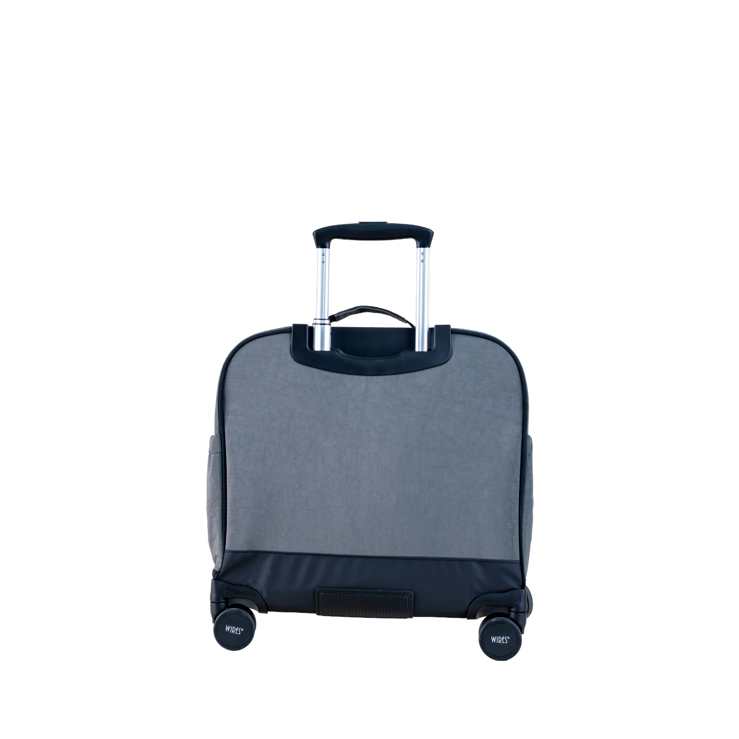 Solid Dark Grey 8 Wheels School Bag Trolley Set of 4(Lunch Bag & Pencil Case)+Lunch Box - MOON - Back 2 School - Wires