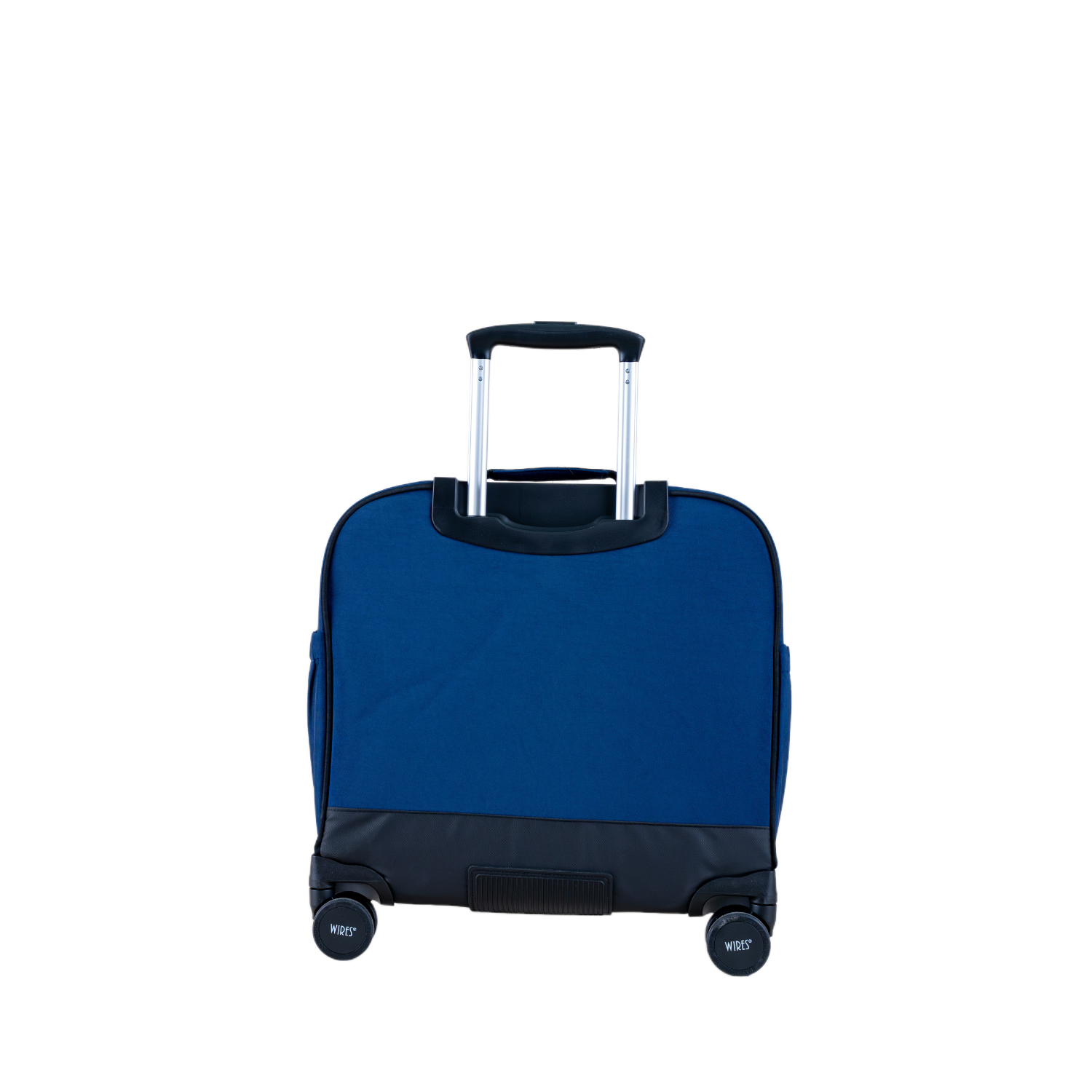 Solid Navy 8 Wheels School Bag Trolley Set of 4(Lunch Bag & Pencil Case)+Lunch Box - MOON - Back 2 School - Wires