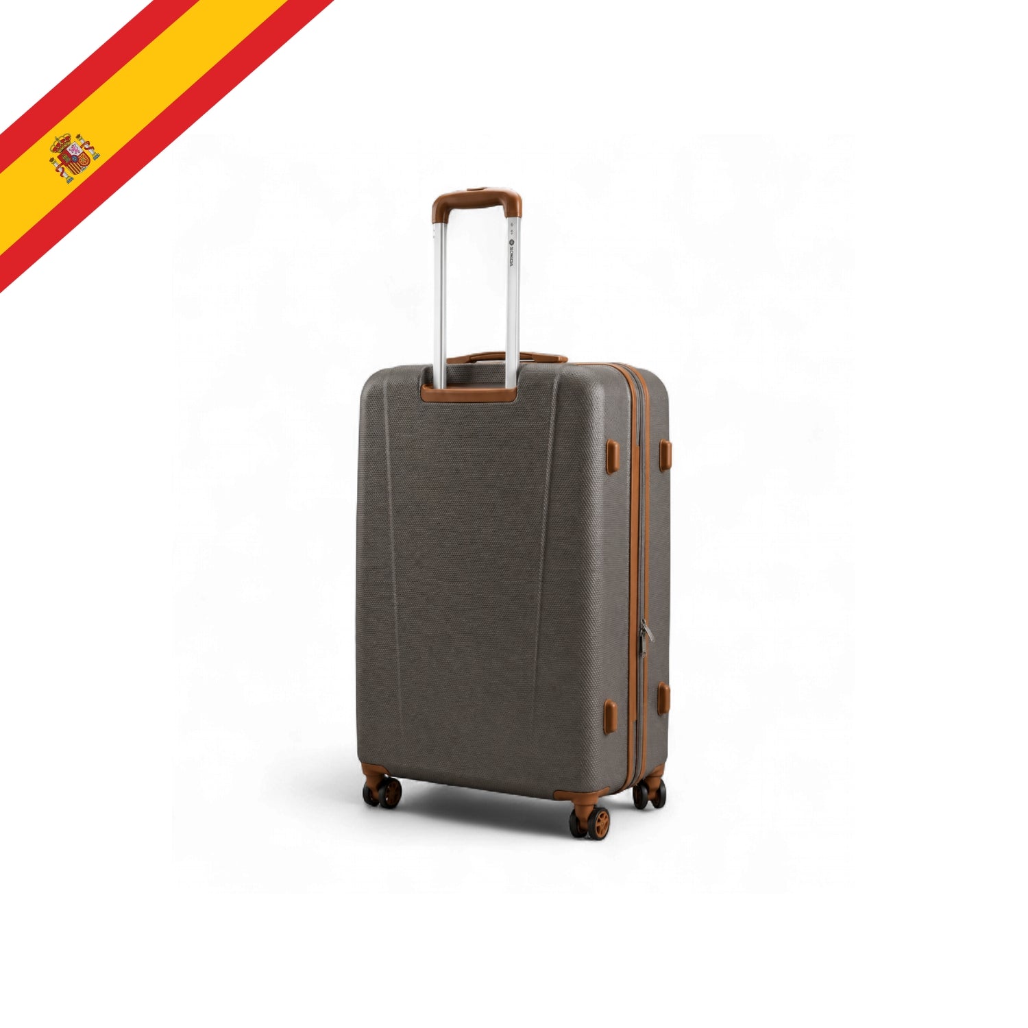 Aragon Hardside Luggage Set of 3, Dark Grey