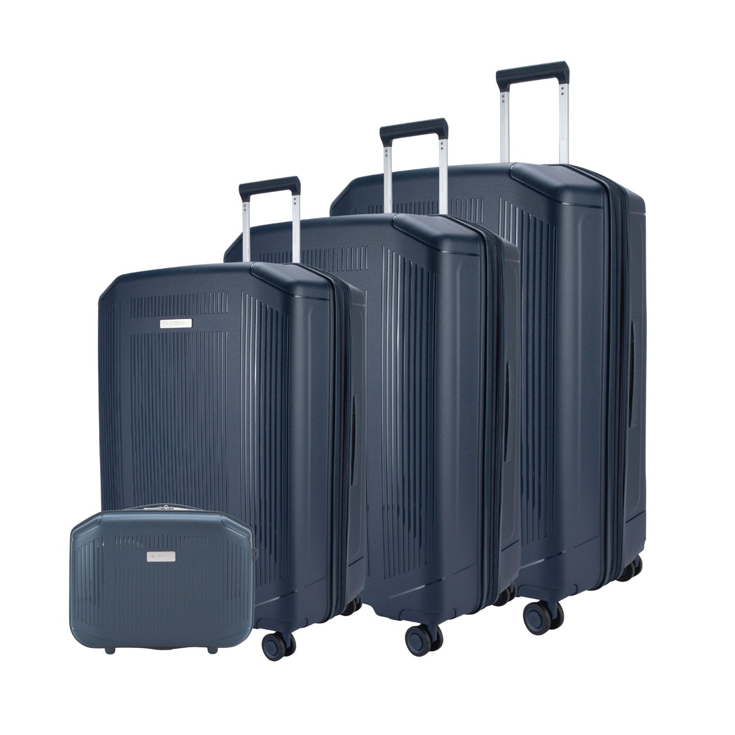 Sonada Milan Collection Trolley Set of 4,Light Grey