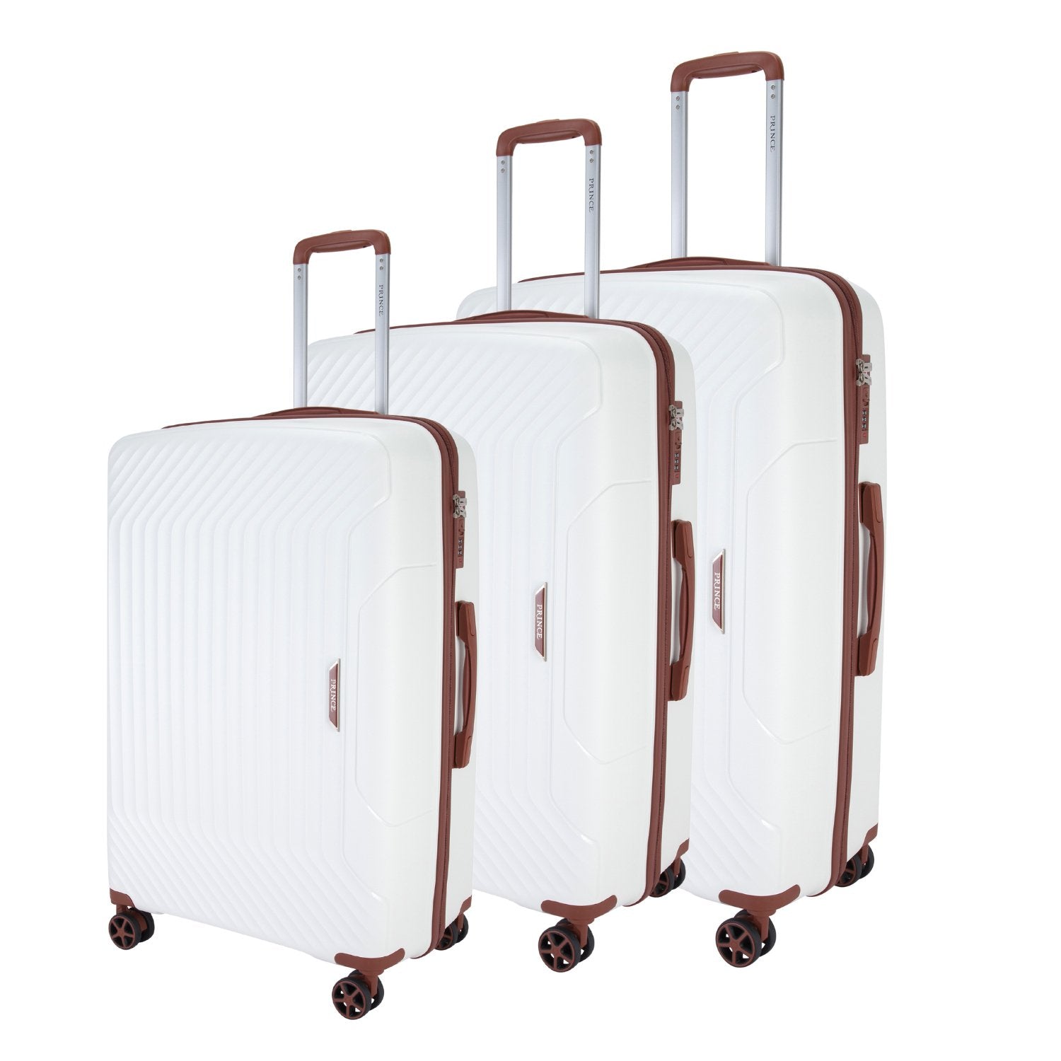 Prince Upright Suitcase Set of 3-Navy