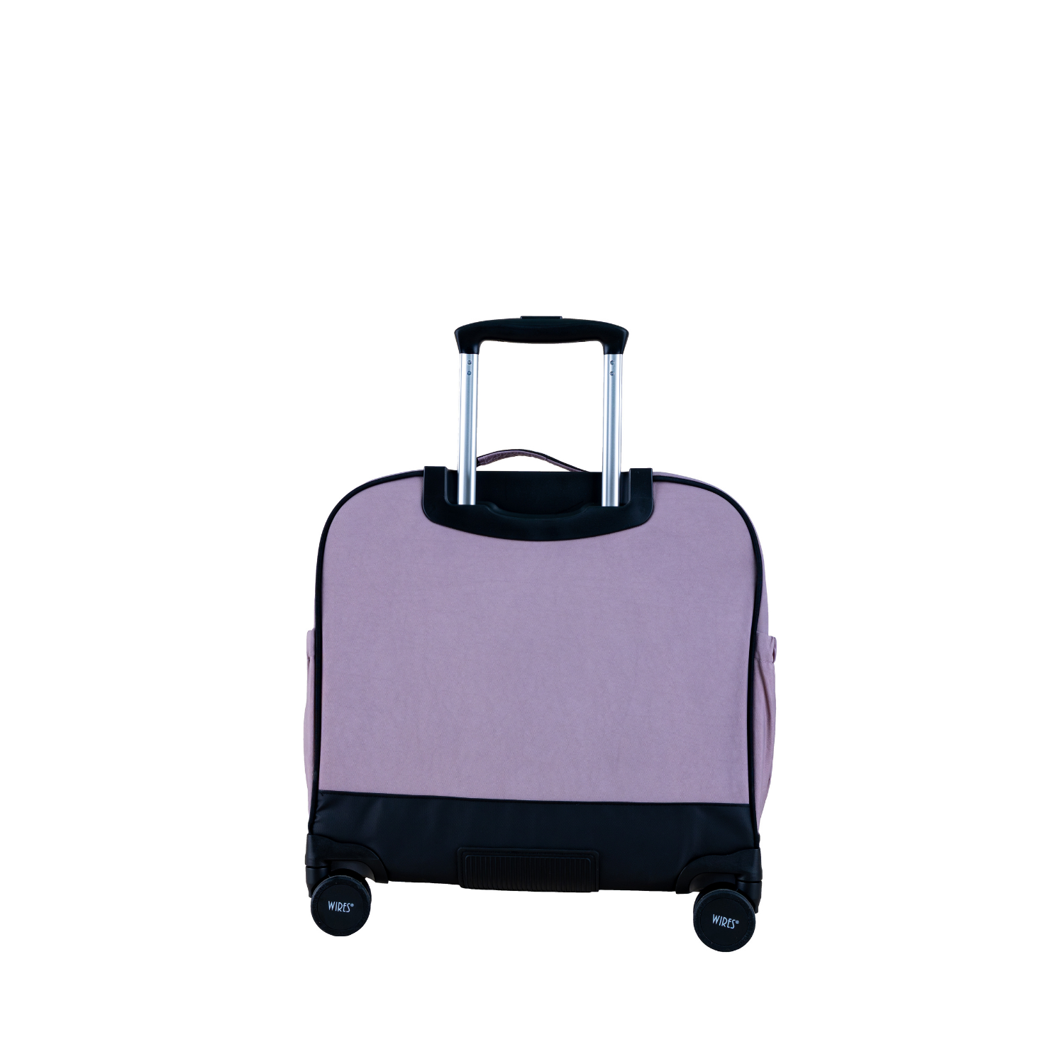 Solid Pink 8 Wheels School Bag Trolley Set of 4(Lunch Bag & Pencil Case)+Lunch Box - MOON - Back 2 School - Wires