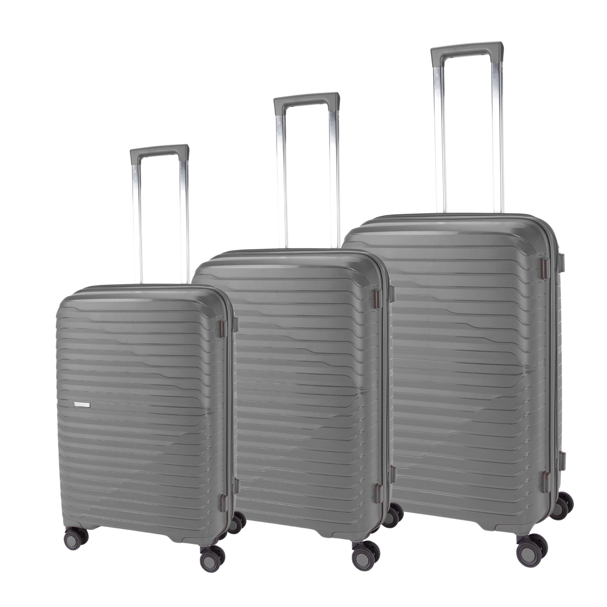 Basel Suitcase Set of 3-Dark Grey