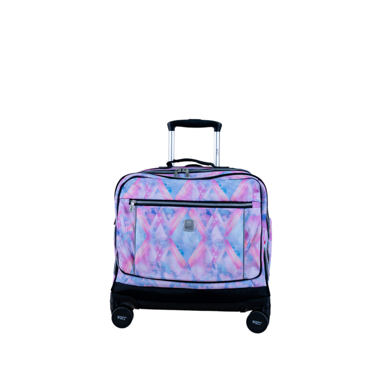 Pink Delta 8 Wheels School Bag Trolley Set of 4(Lunch Bag & Pencil Case)+Lunch Box - MOON - Back 2 School - Wires