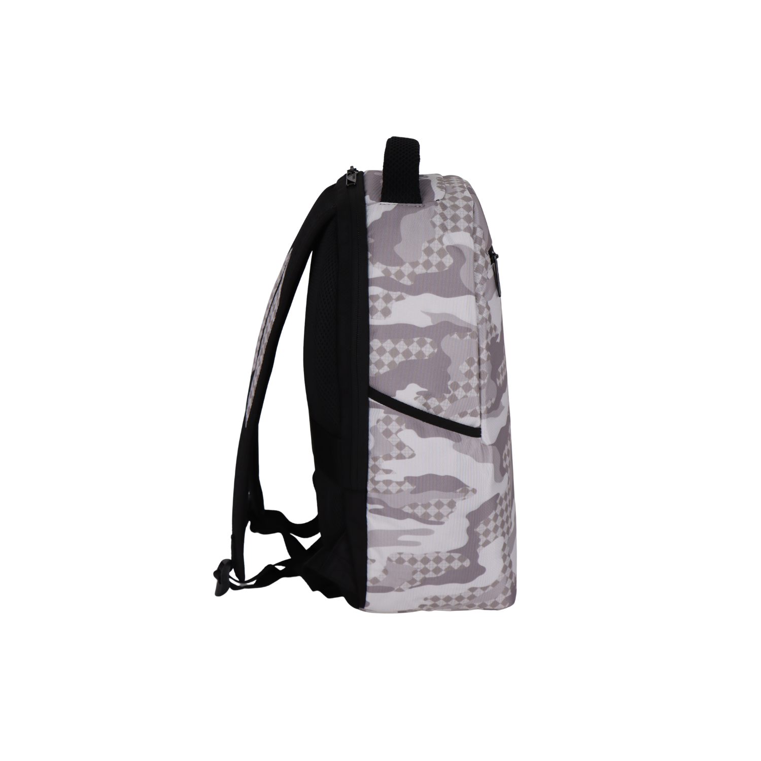WIRES Army White Backpack 18.5" | Laptop Compartment & Organized Storage