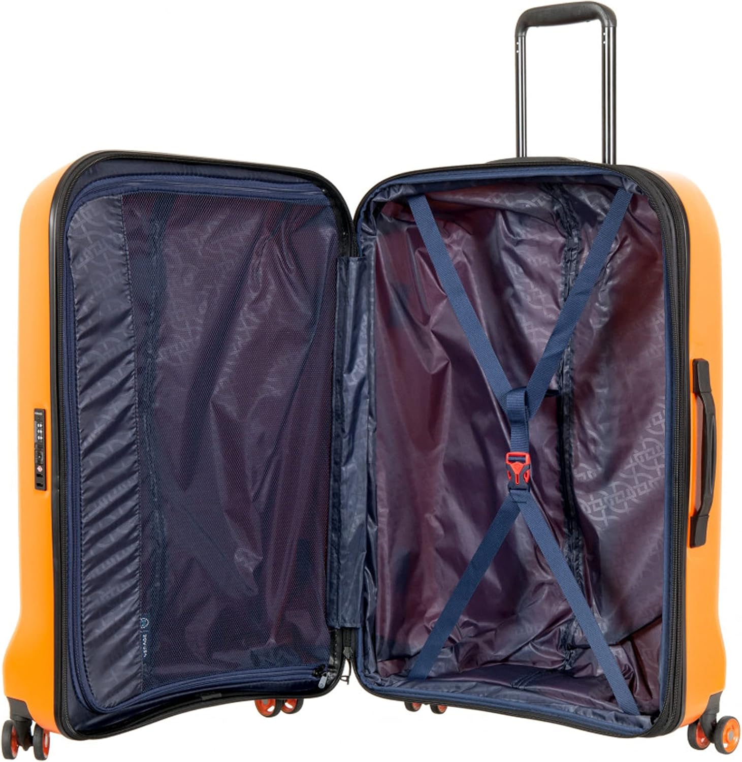 Houston Hardside Suitcase Set Of 3 - Orange - MOON