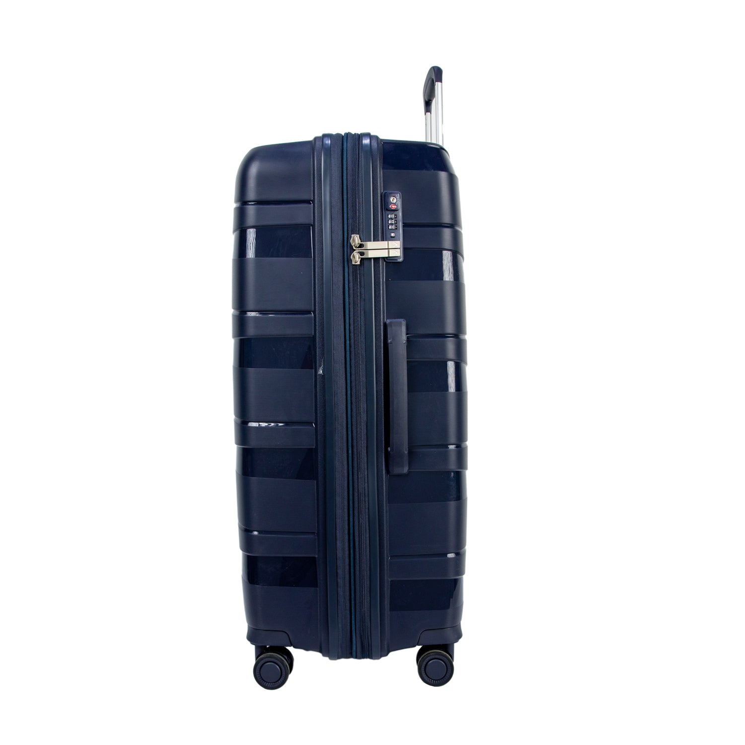 Antler Nova Unbreakable Set of 4 Suitcases, Grey Blue