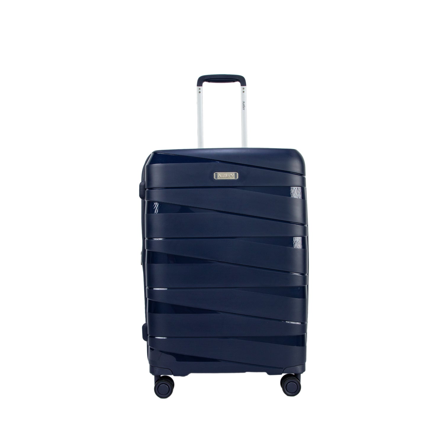 Antler Nova Unbreakable Set of 4 Suitcases, Grey Blue