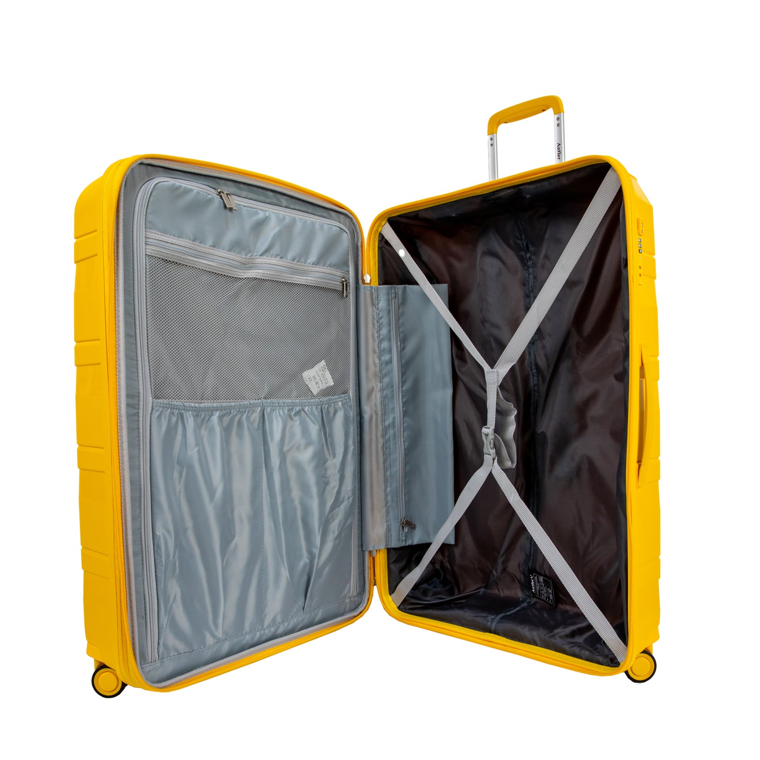 Antler Nova Unbreakable Set of 4 Suitcases, Yellow