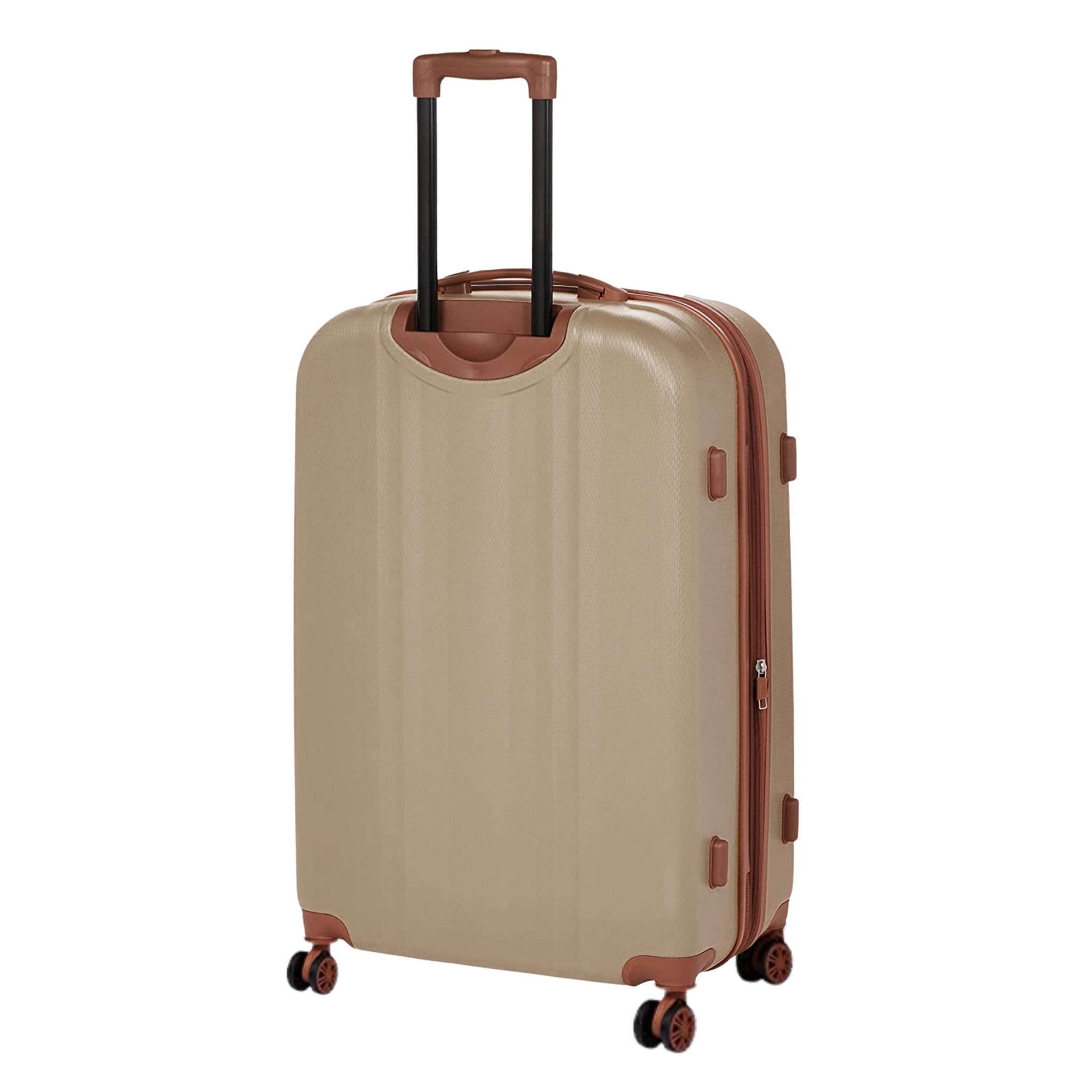 Upright Suitcases Trolley Set of 3 - Champagne