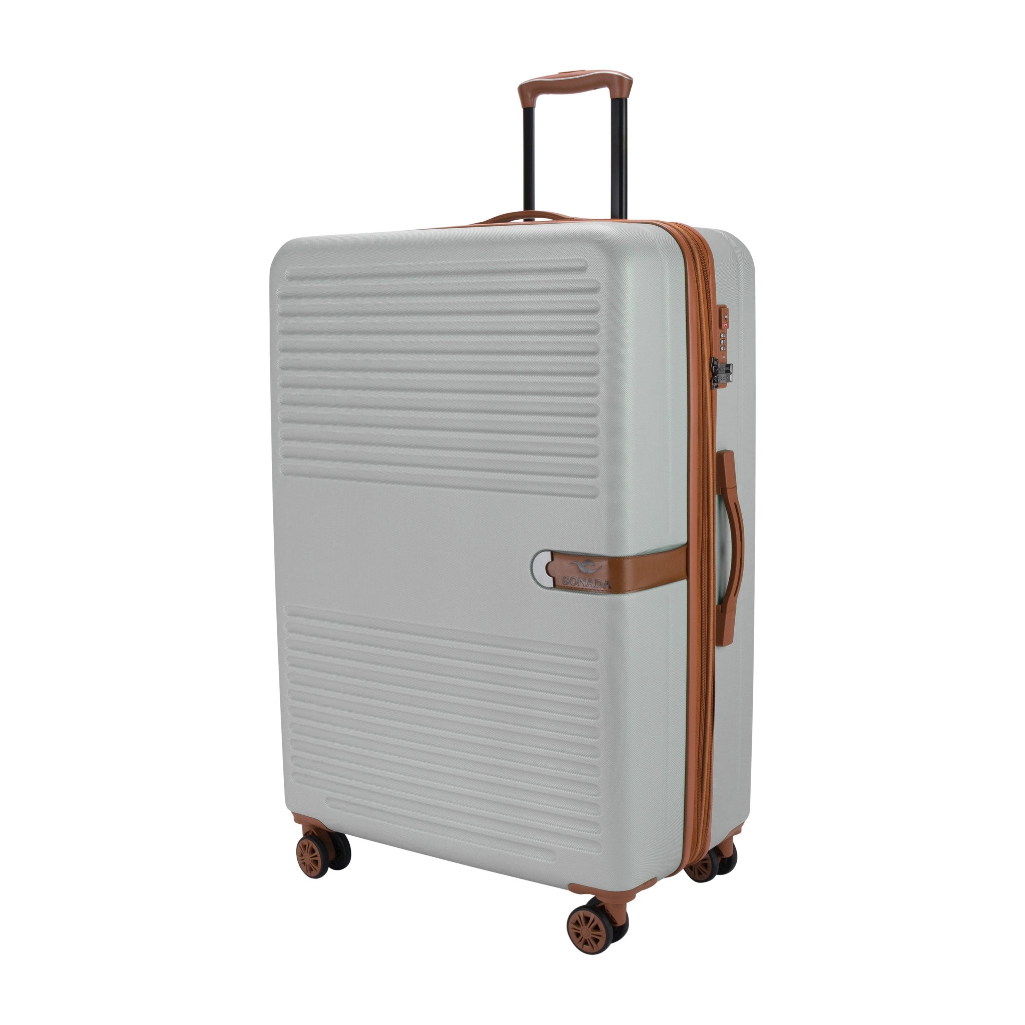 Sonada Sydney Upright Collection Hardcase Trolley Set of 3-Grey