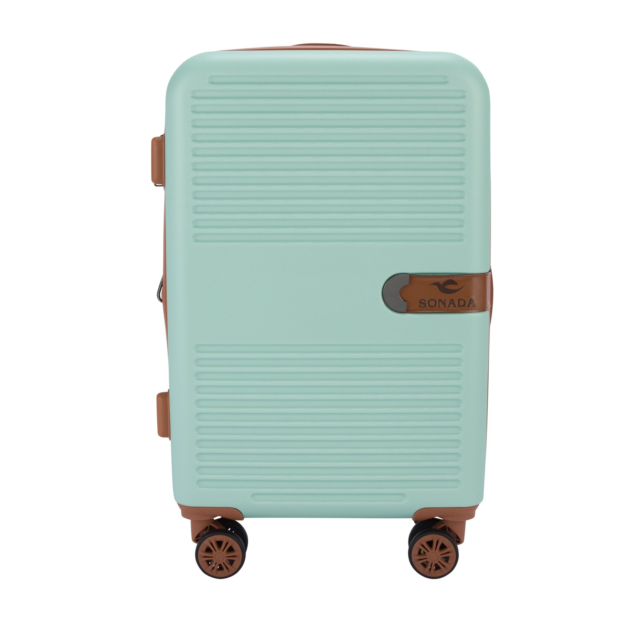 Sonada Sydney Upright Collection Hardcase Trolley Set of 3-Green