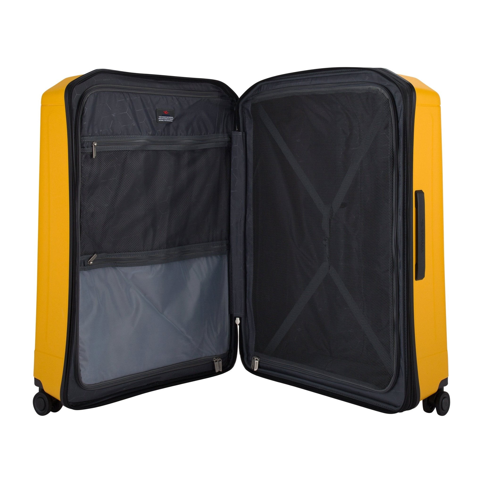 Sonada Milan Suitcases Trolley Set of 4, Yellow