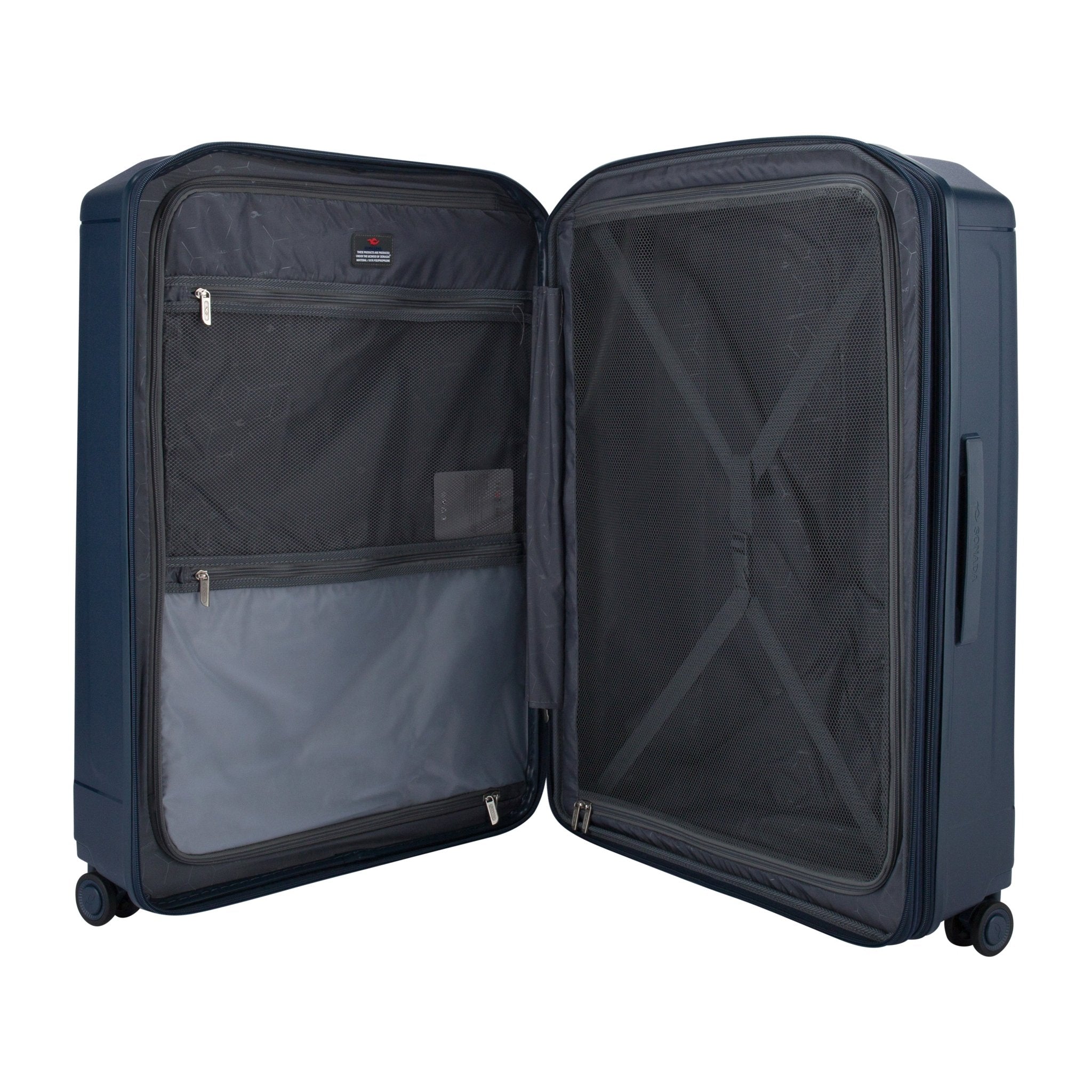 Sonada Milan Suitcases Trolley Set of 4, Navy