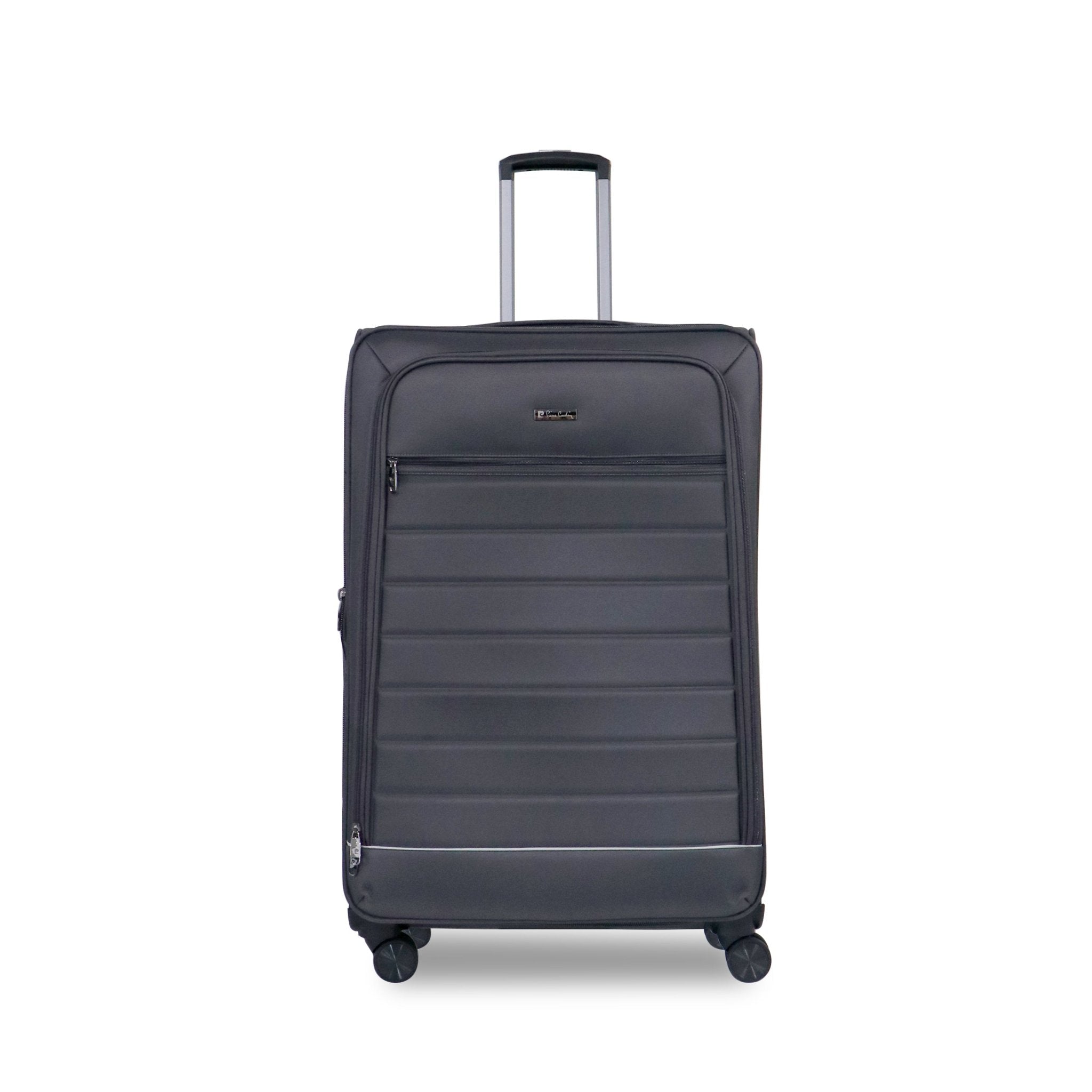 Pierre Cardin Gallen Suitcase Trolley Set of 3 - Black