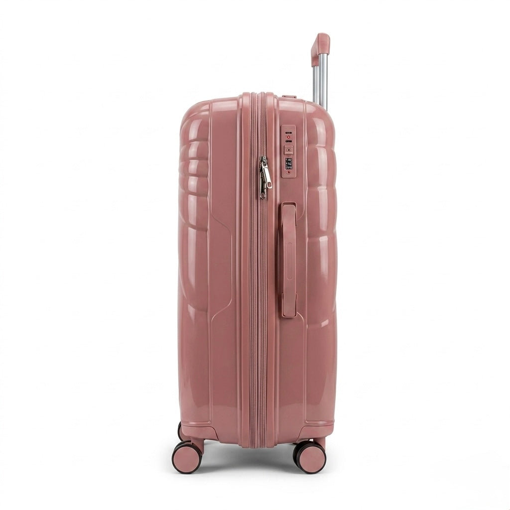 Prince Hardside Suitcase Set of 4- Rose Gold