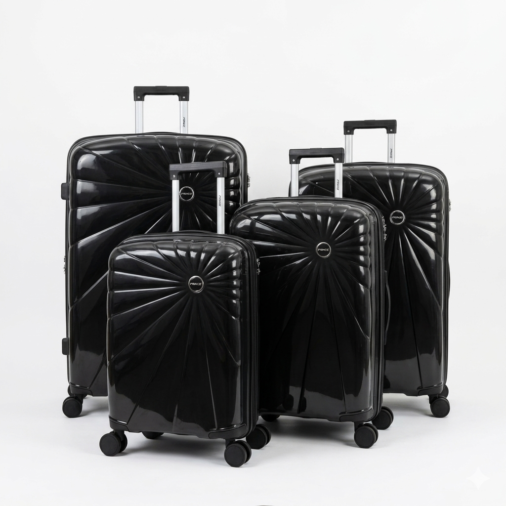 Prince Hardside Suitcase Set of 4- Blue