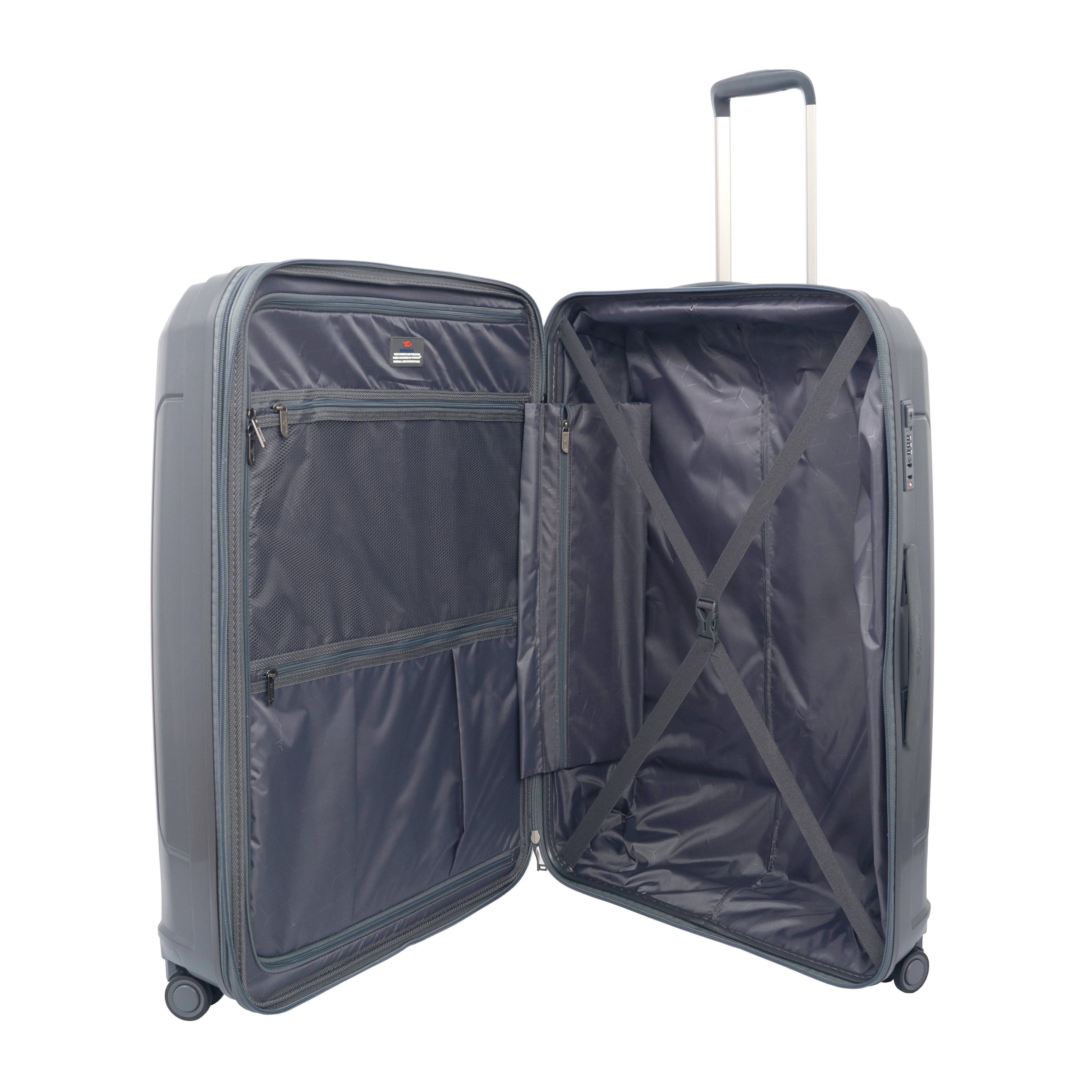 Sonada Fizz Suitcase Set of 4-CS97749 Grey