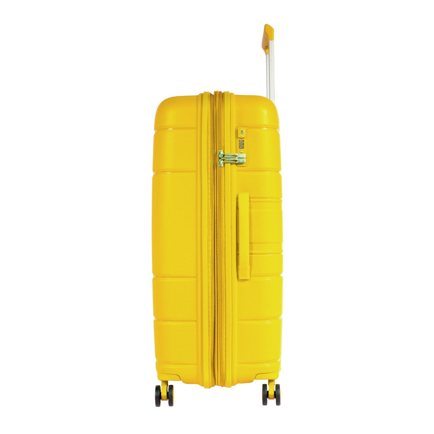 Pierre Cardin Upright Flexible/Hardcase Trolley Set of 4, Honey Gold