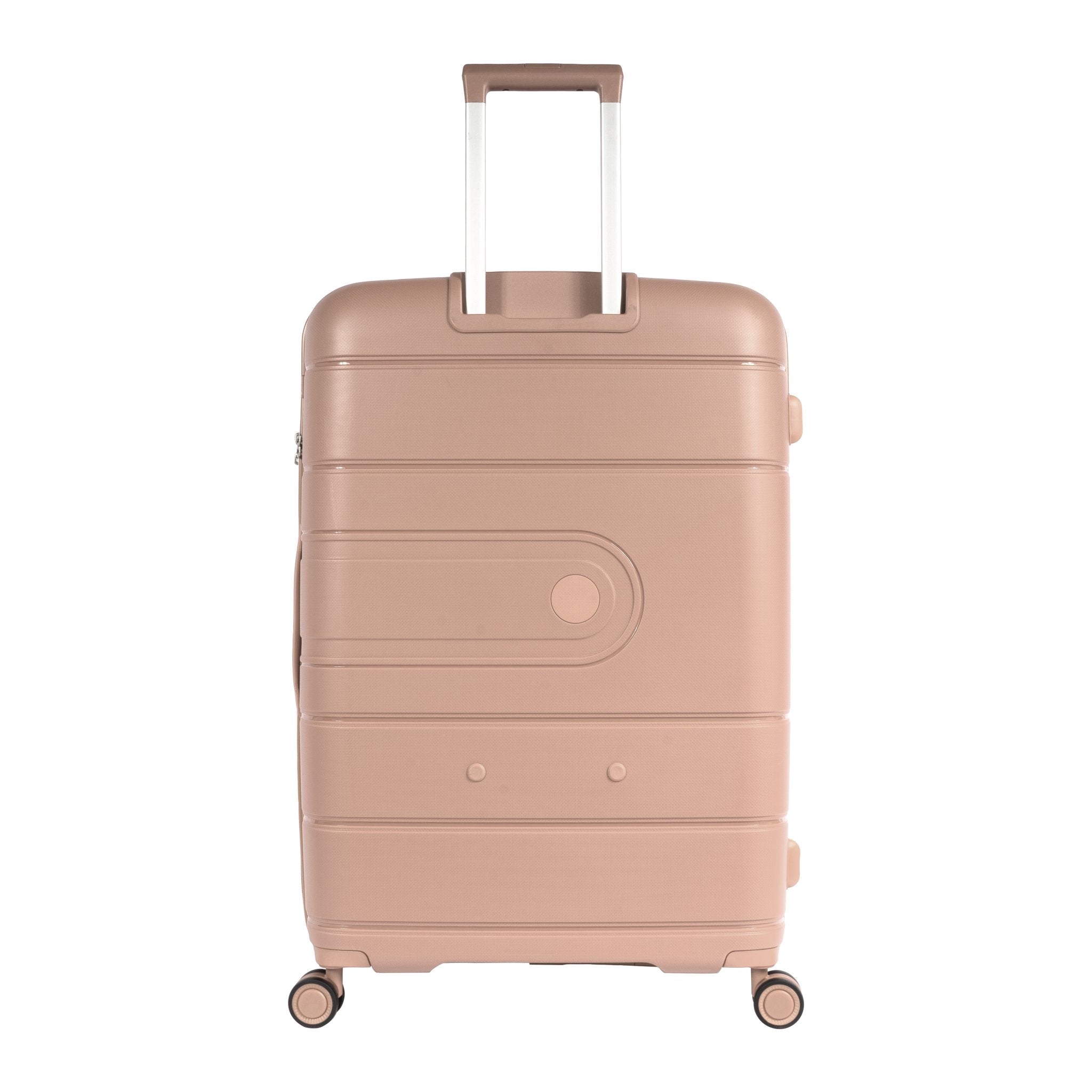 Pierre Cardin Upright Flexible/Hardcase Trolley Set of 4, Rose Gold