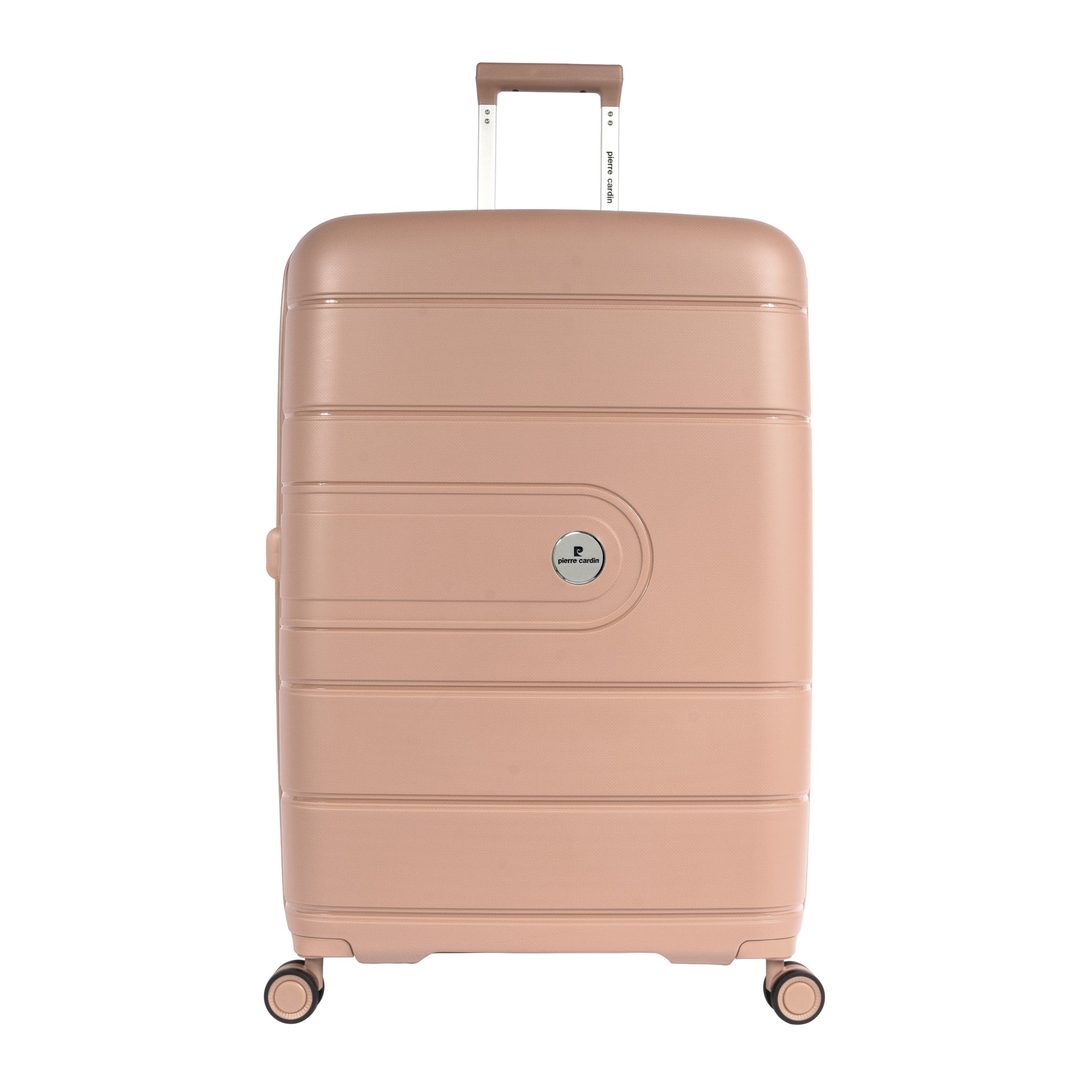 Pierre Cardin Upright Flexible/Hardcase Trolley Set of 4, Rose Gold