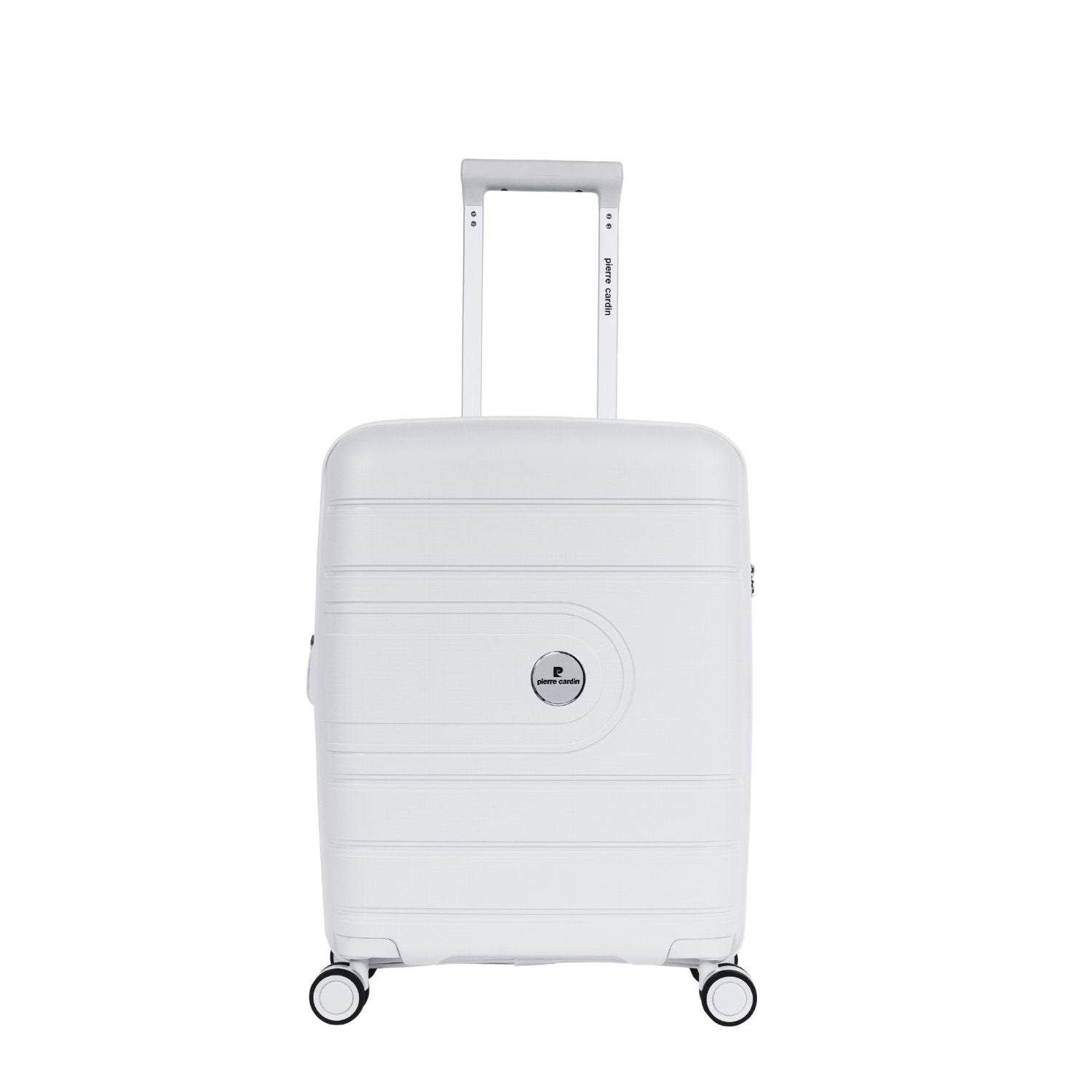 Pierre Cardin Upright Flexible/Hardcase Trolley Set of 4, White