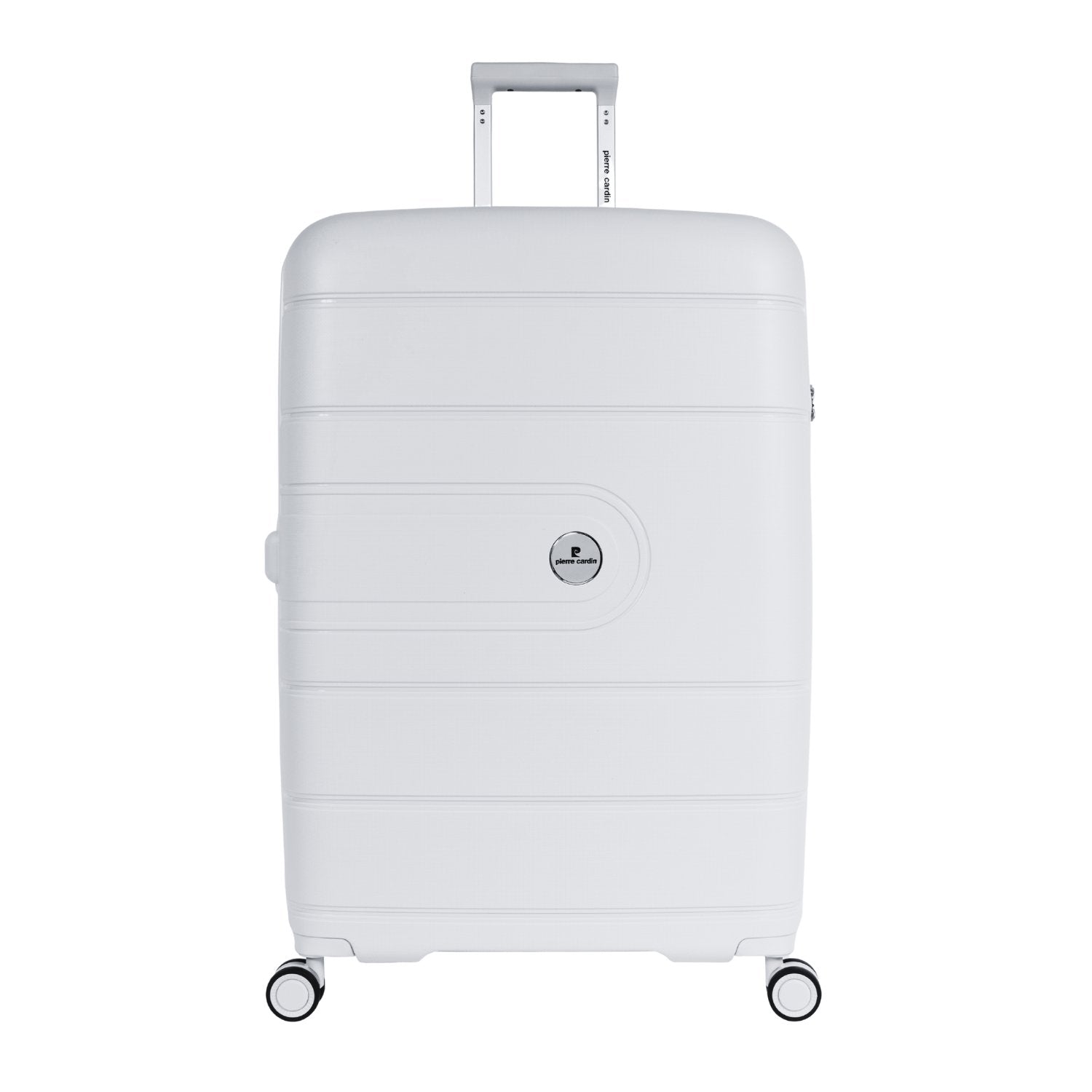 Pierre Cardin Upright Flexible/Hardcase Trolley Set of 4, White