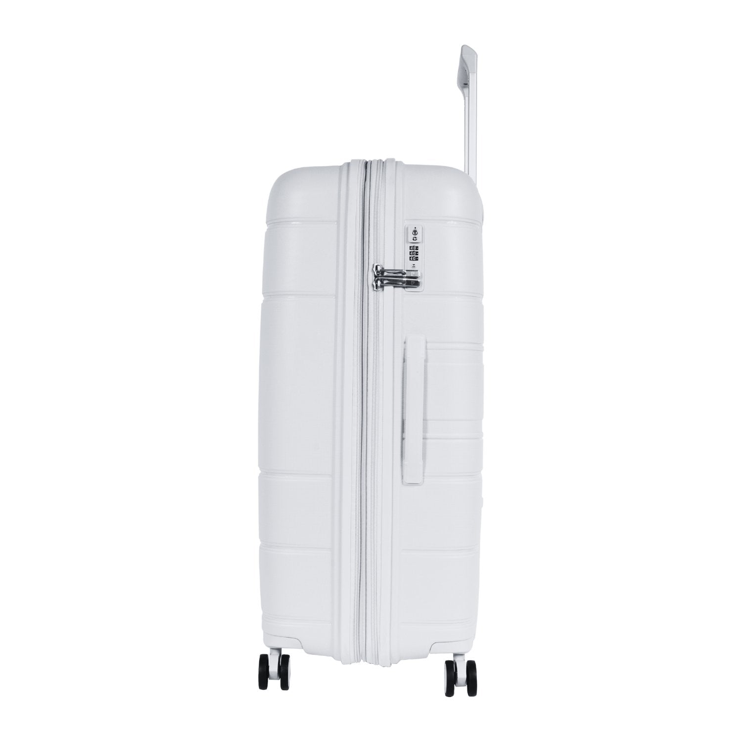 Pierre Cardin Upright Flexible/Hardcase Trolley Set of 4, White