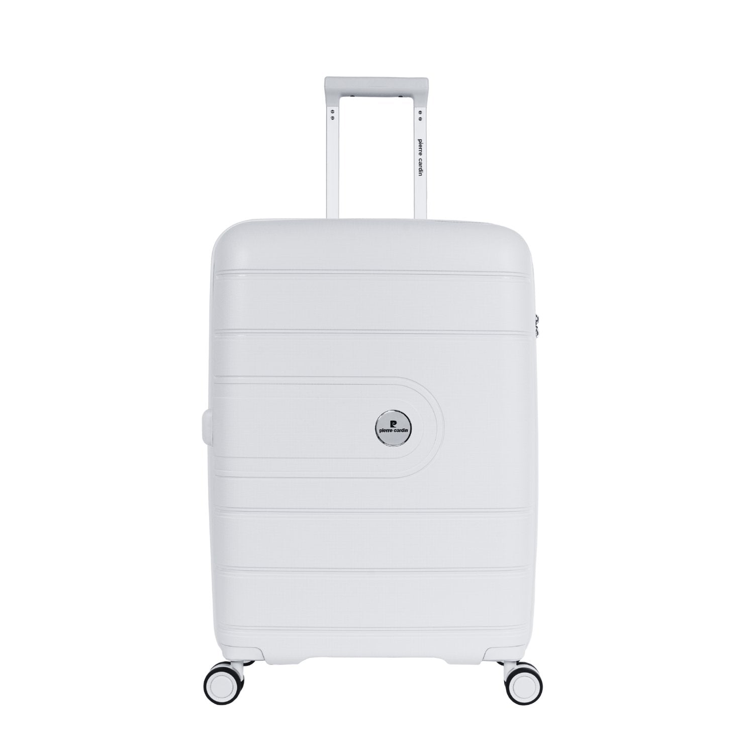 Pierre Cardin Upright Flexible/Hardcase Trolley Set of 4, White