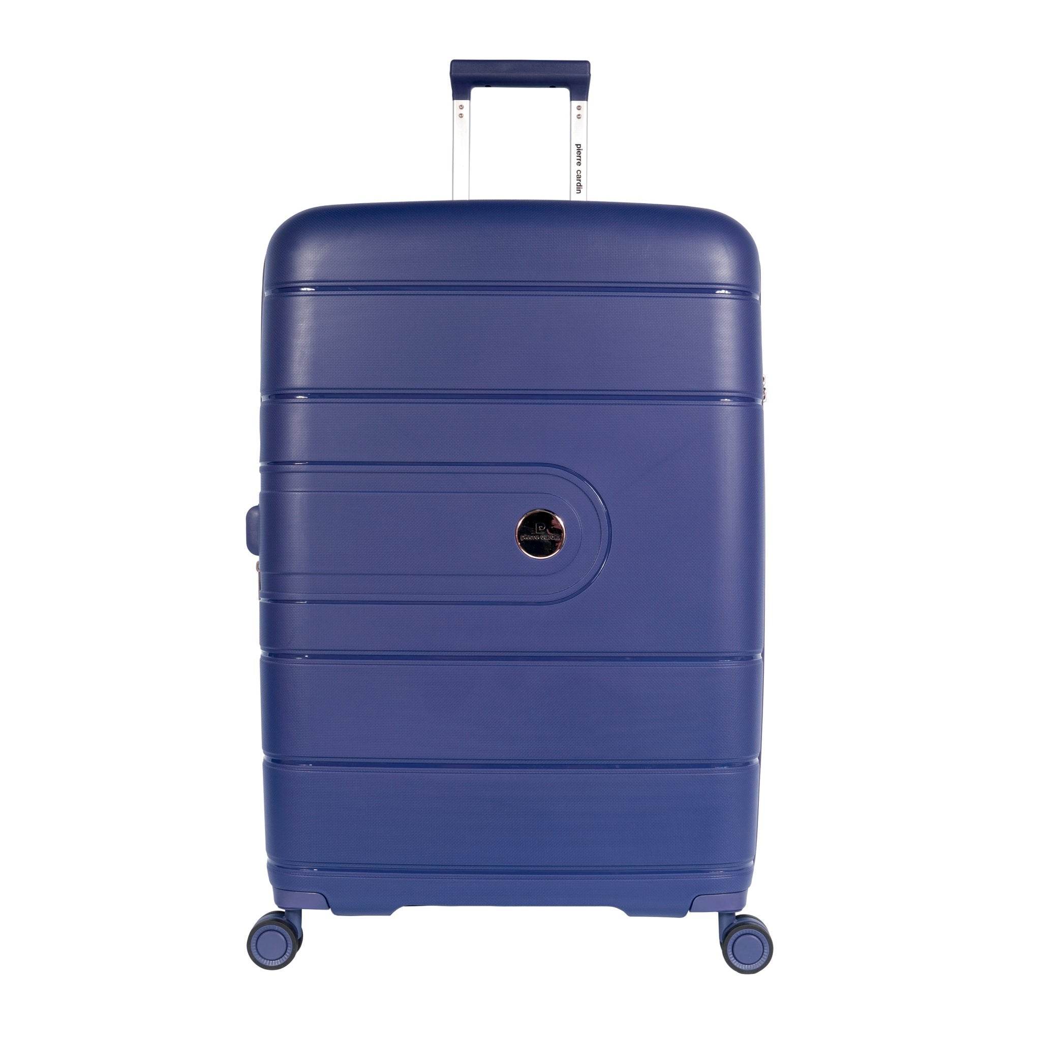 Pierre Cardin Upright Hardcase Trolley Set of 4, Navy