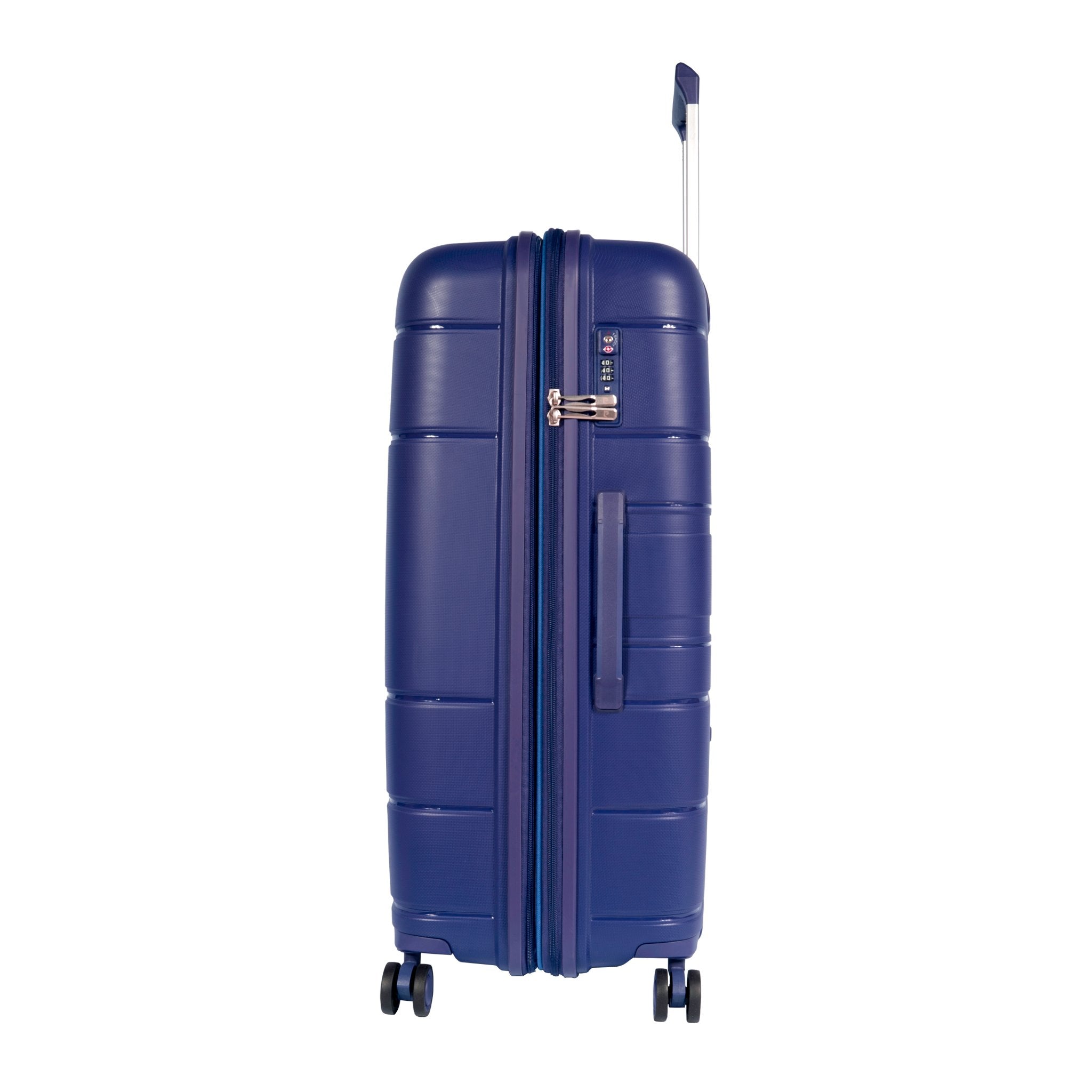 Pierre Cardin Upright Hardcase Trolley Set of 4, Navy