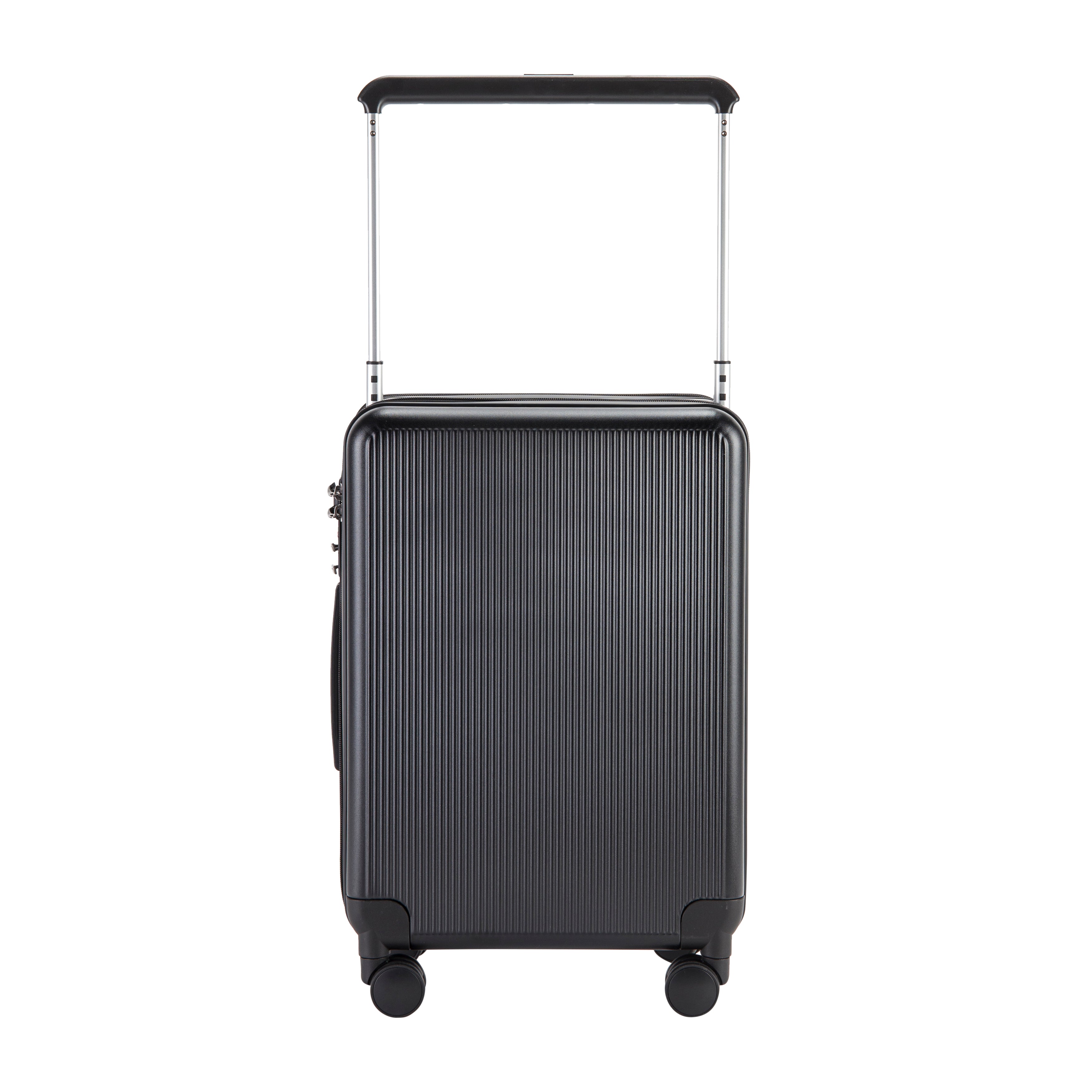 Pierre Cardin Cabin / Business Laptop Rolling Suitcase-Black